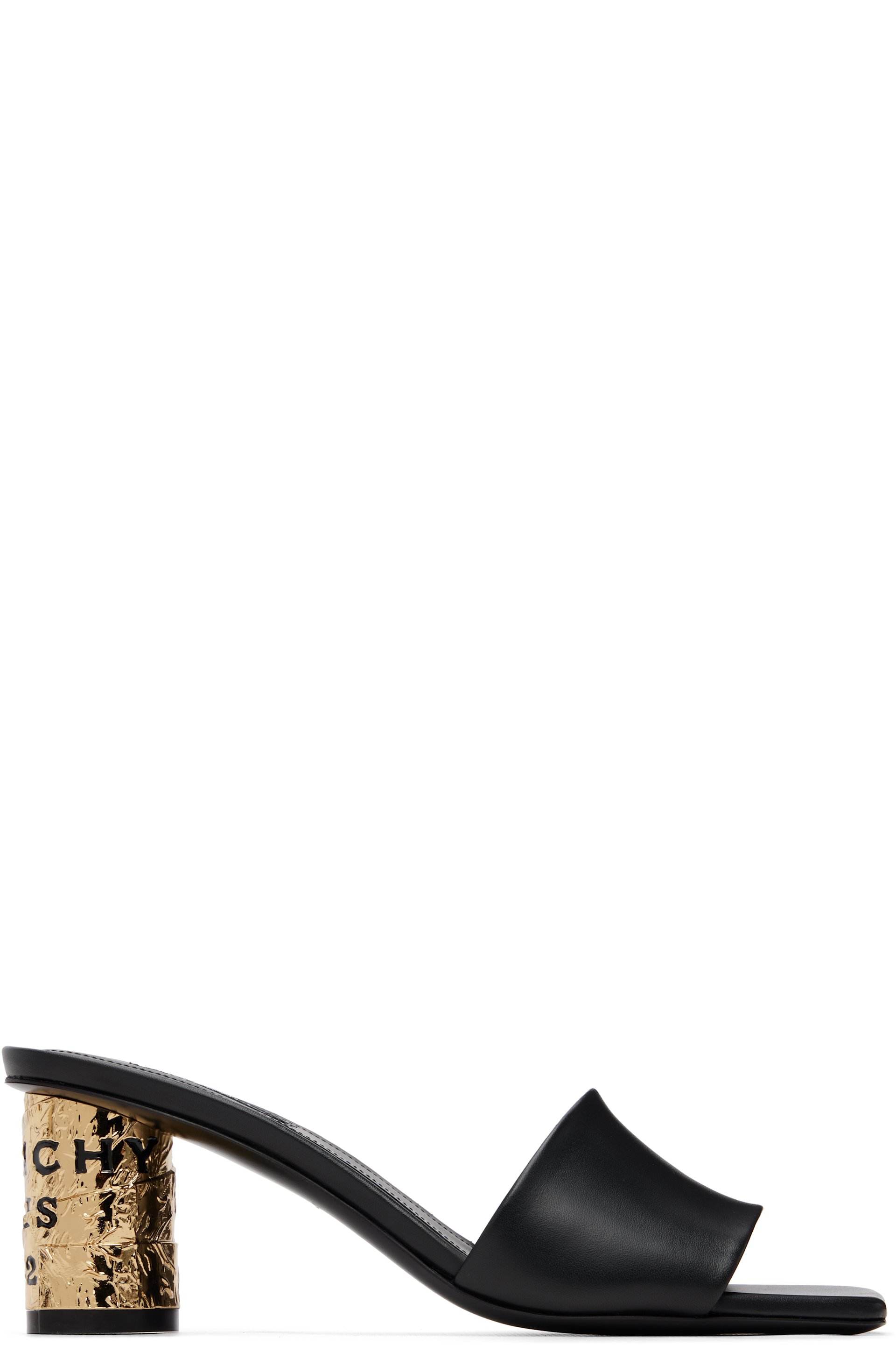 Givenchy - Black Tape Heeled Sandals