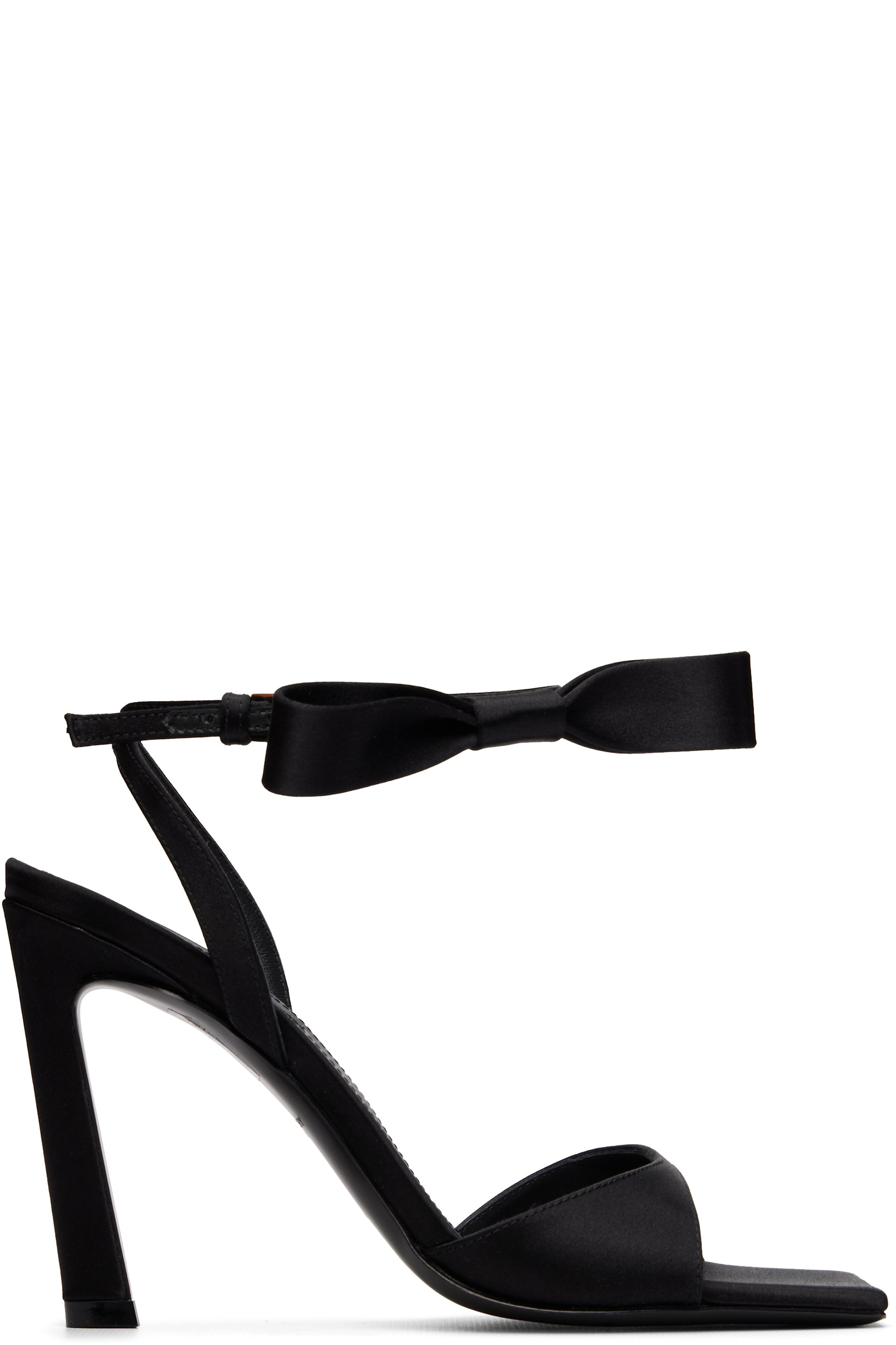 Givenchy - Black Naked Bow Heeled Sandals