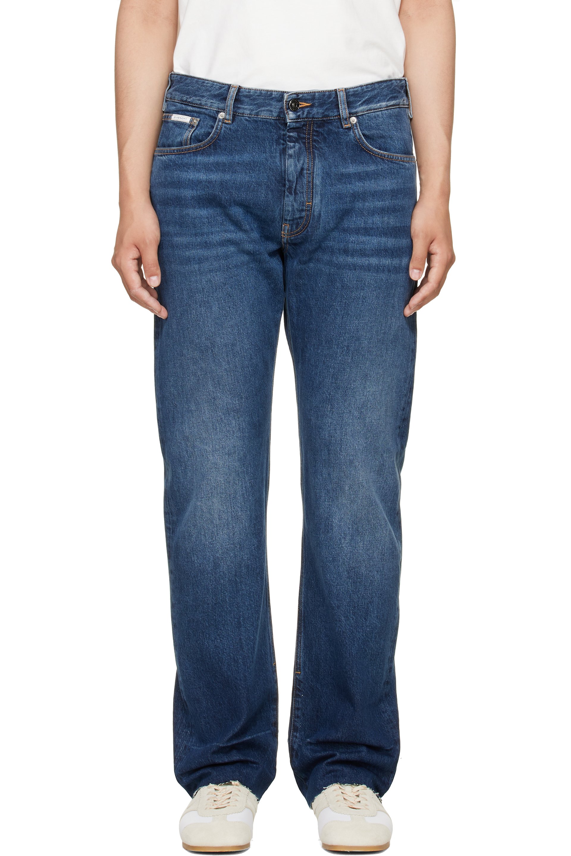 Givenchy - Blue Fringed Vintage Jeans