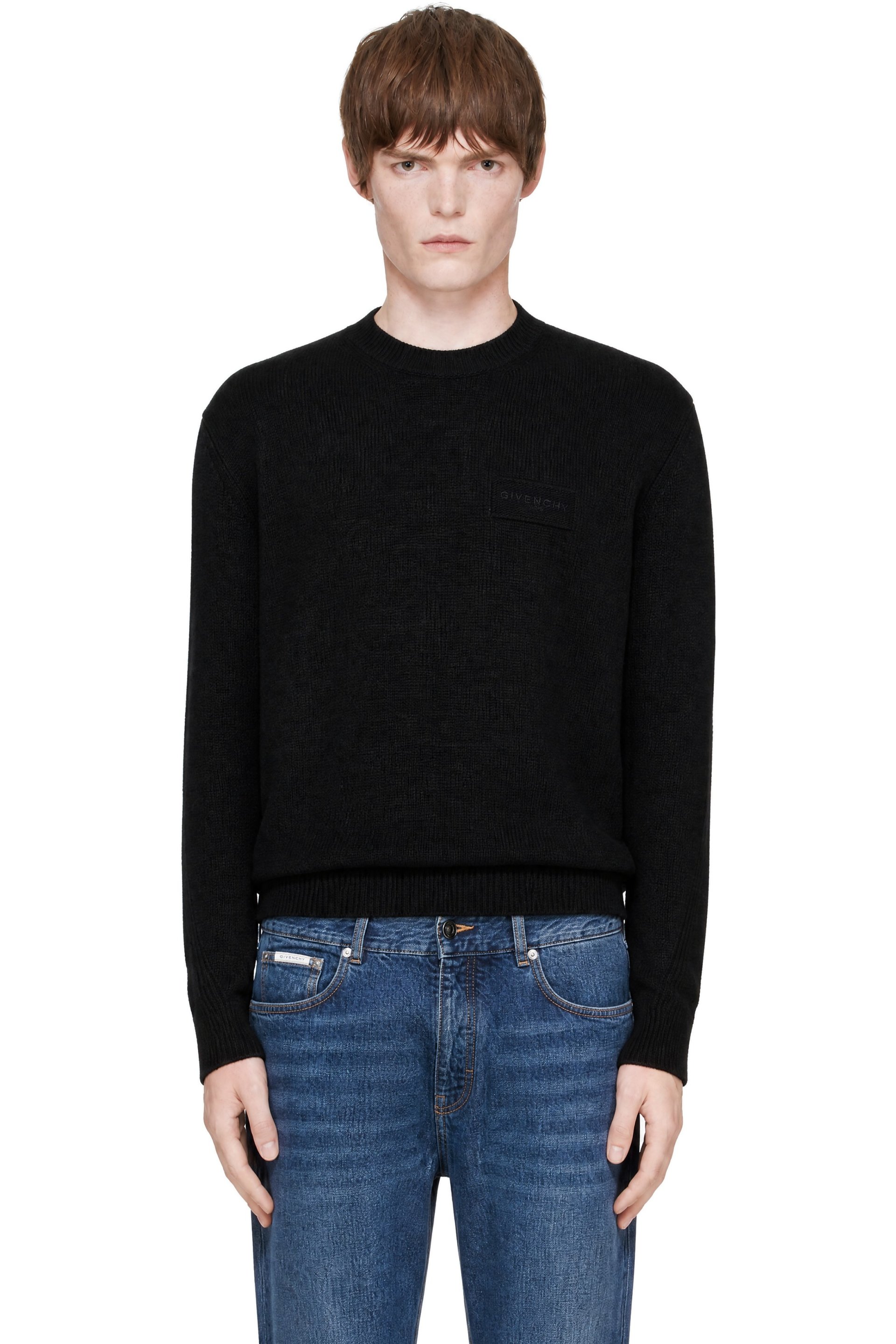 Givenchy - Black Couture Seam Wool & Cashmere Sweater