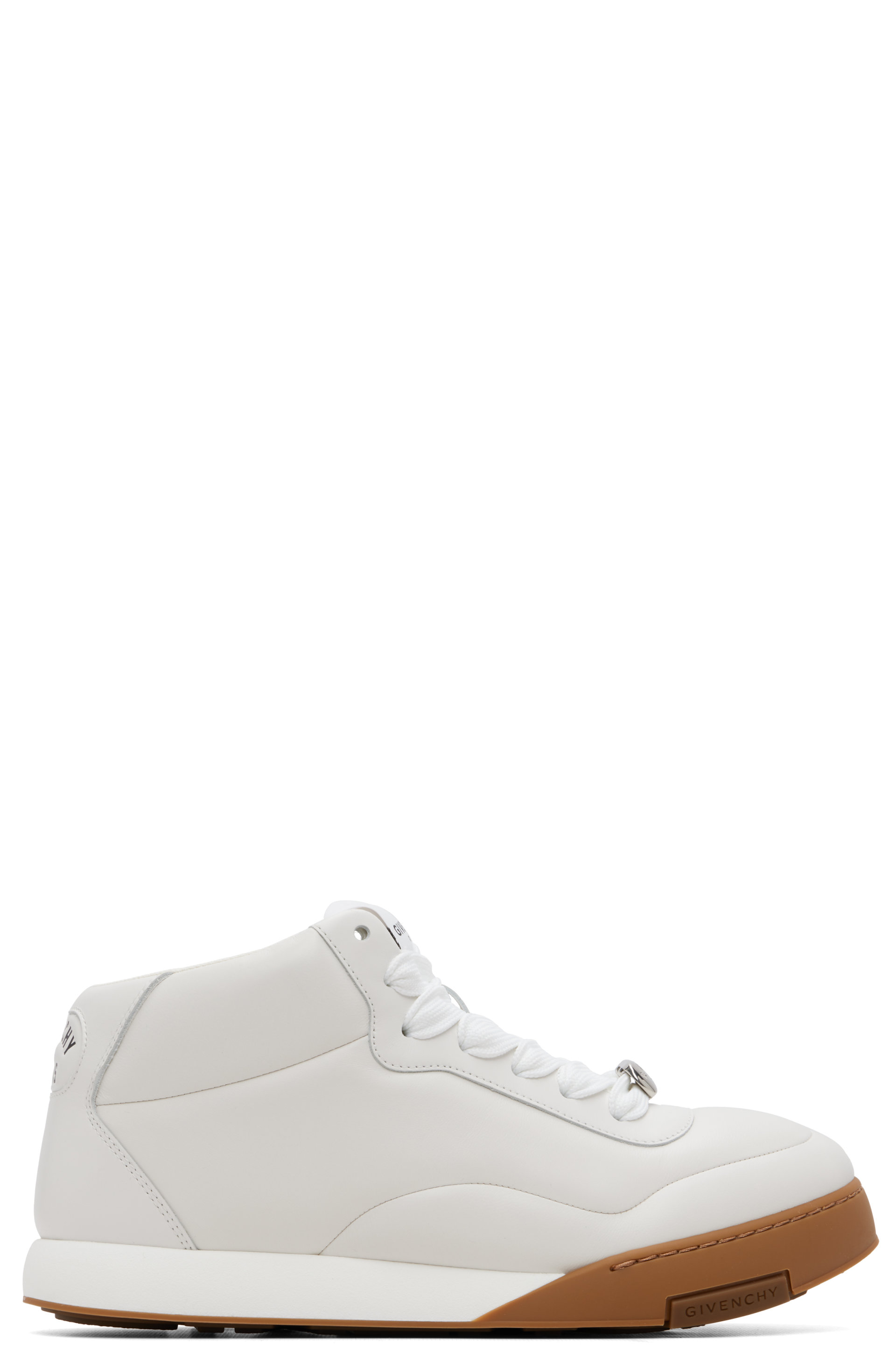 Givenchy - White 'Givenchy Puffy Yard' Mid-Top Sneakers