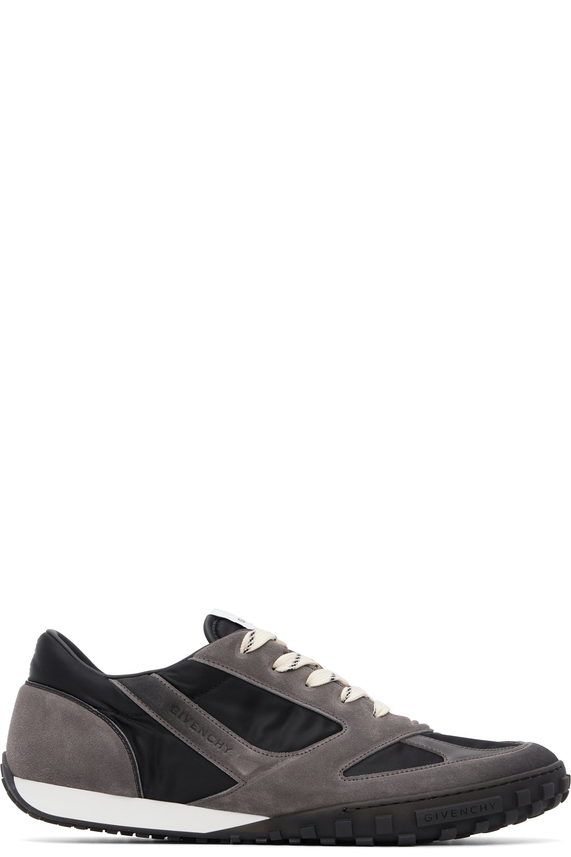 Givenchy - Gray & Black Glide Sneakers