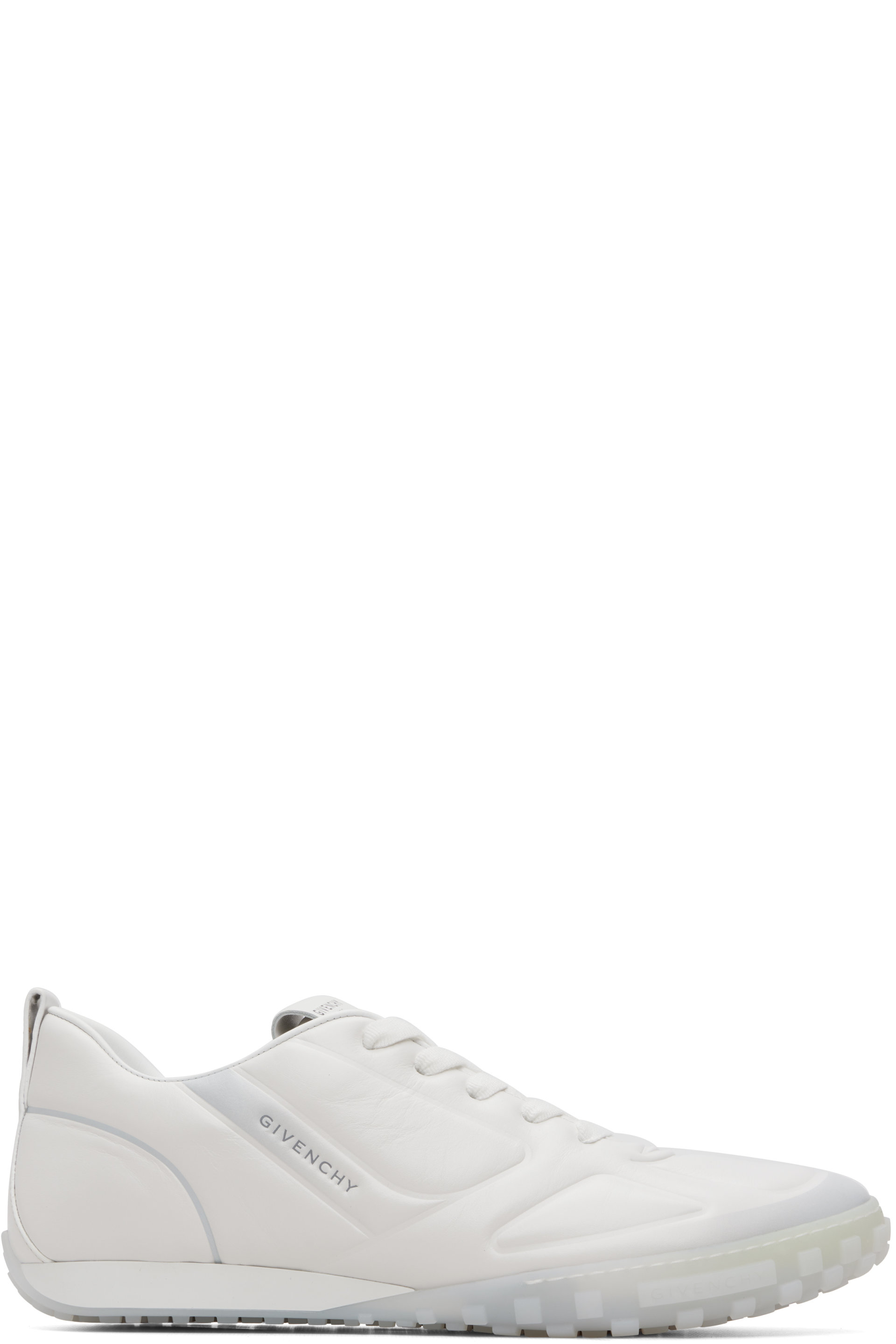 Givenchy - White Glide Leather Sneakers