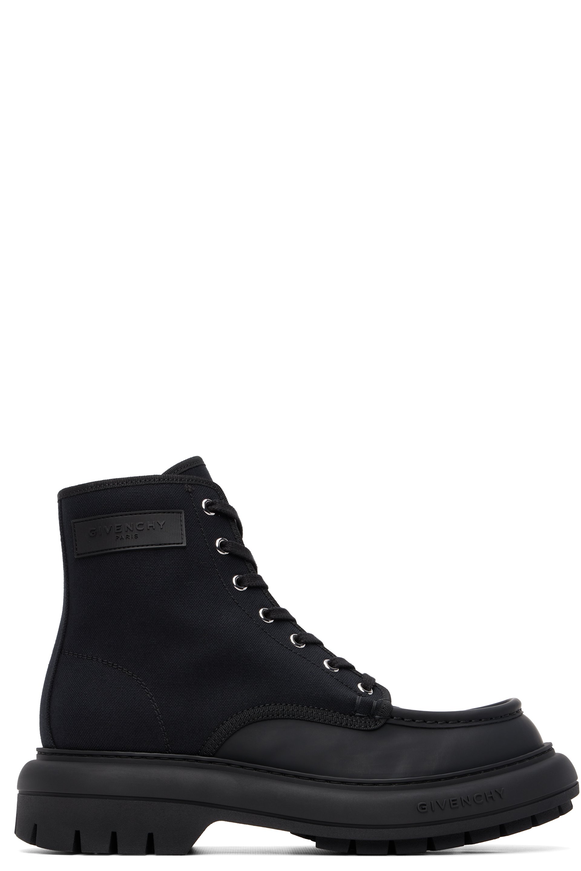 Givenchy - Black 'Givenchy Cargo' Desert Boots