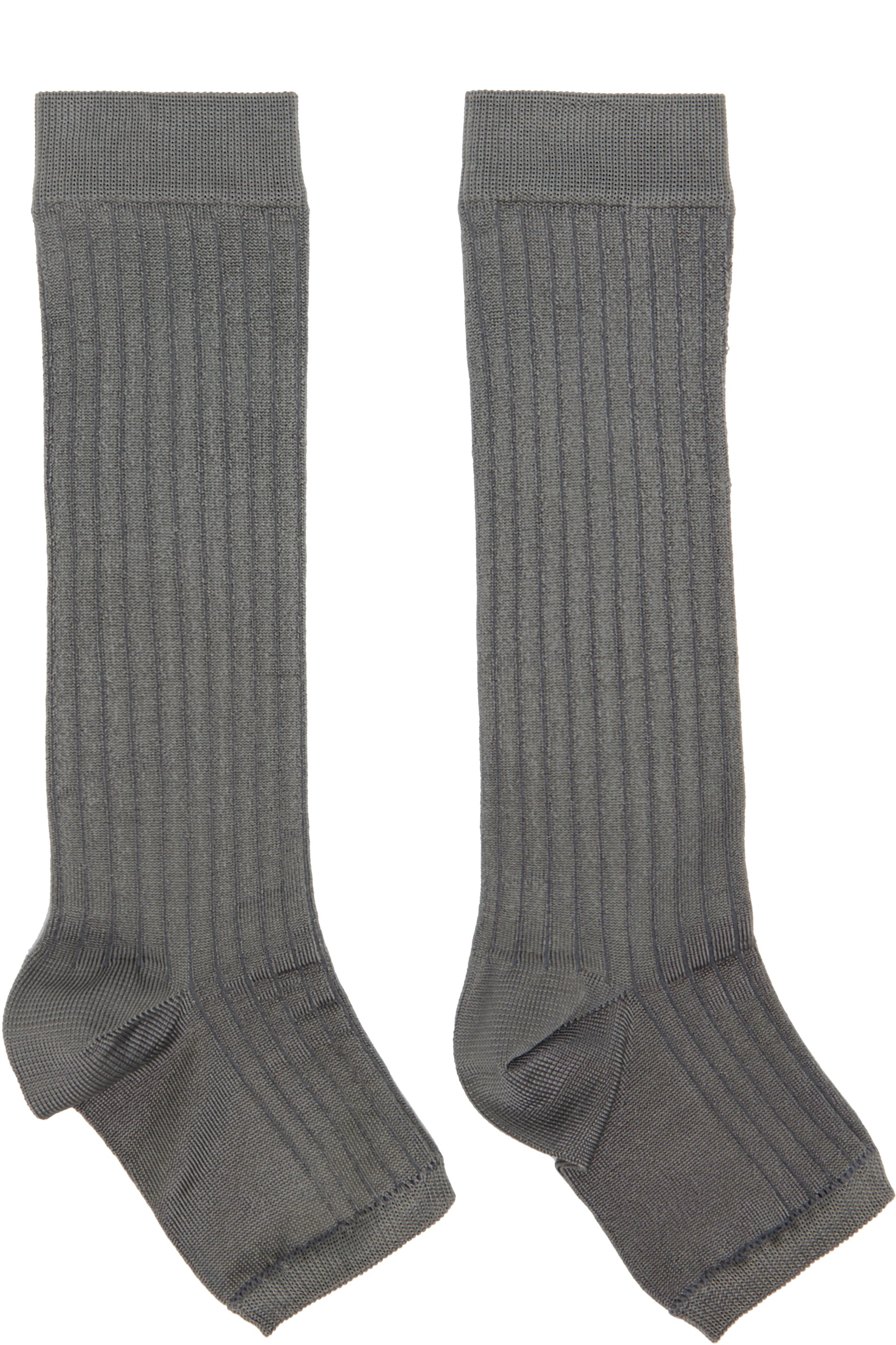 Swedish Stockings - SSENSE Exclusive Gray Long Sandal Socks