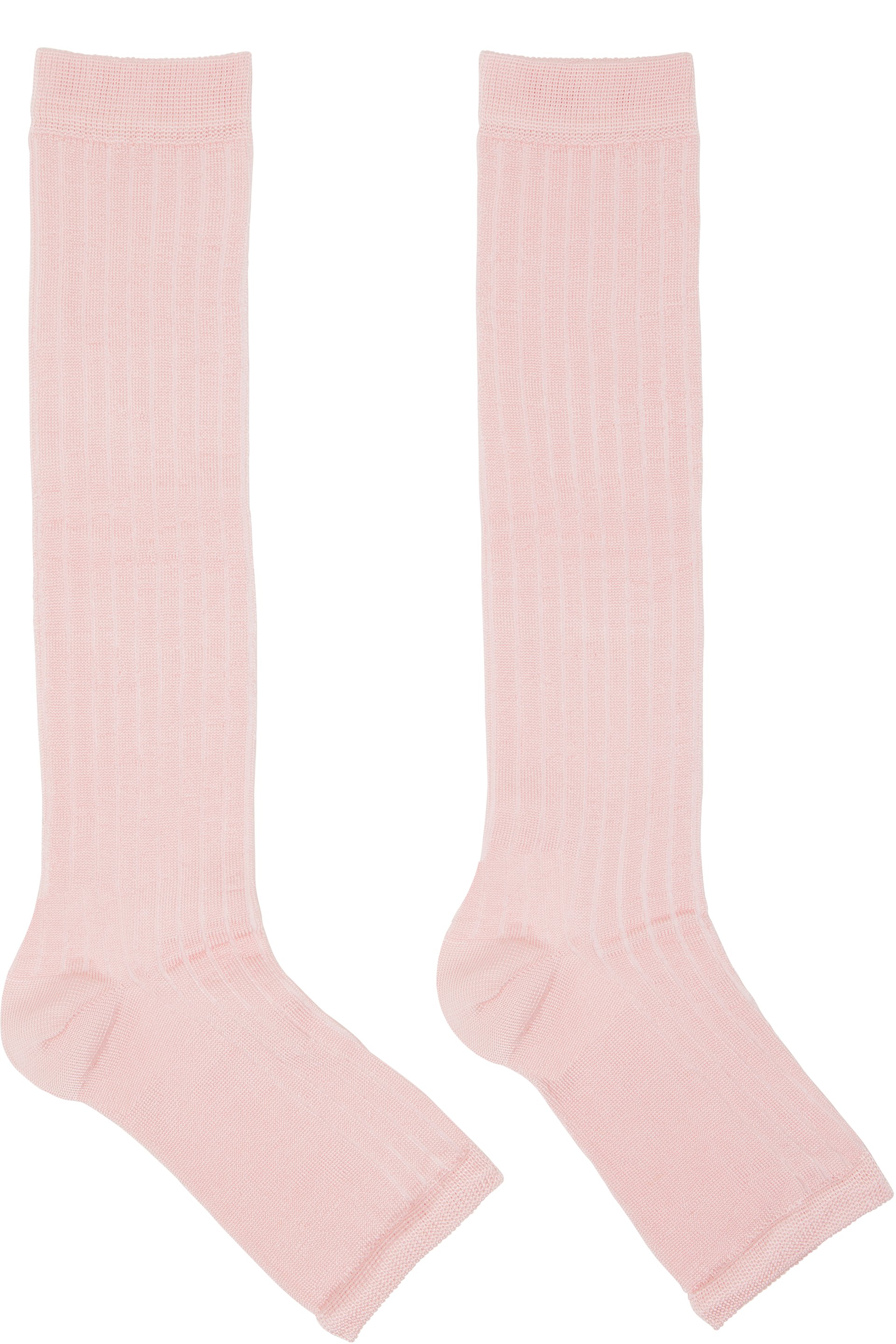 Swedish Stockings - SSENSE Exclusive Pink Long Sandal Socks
