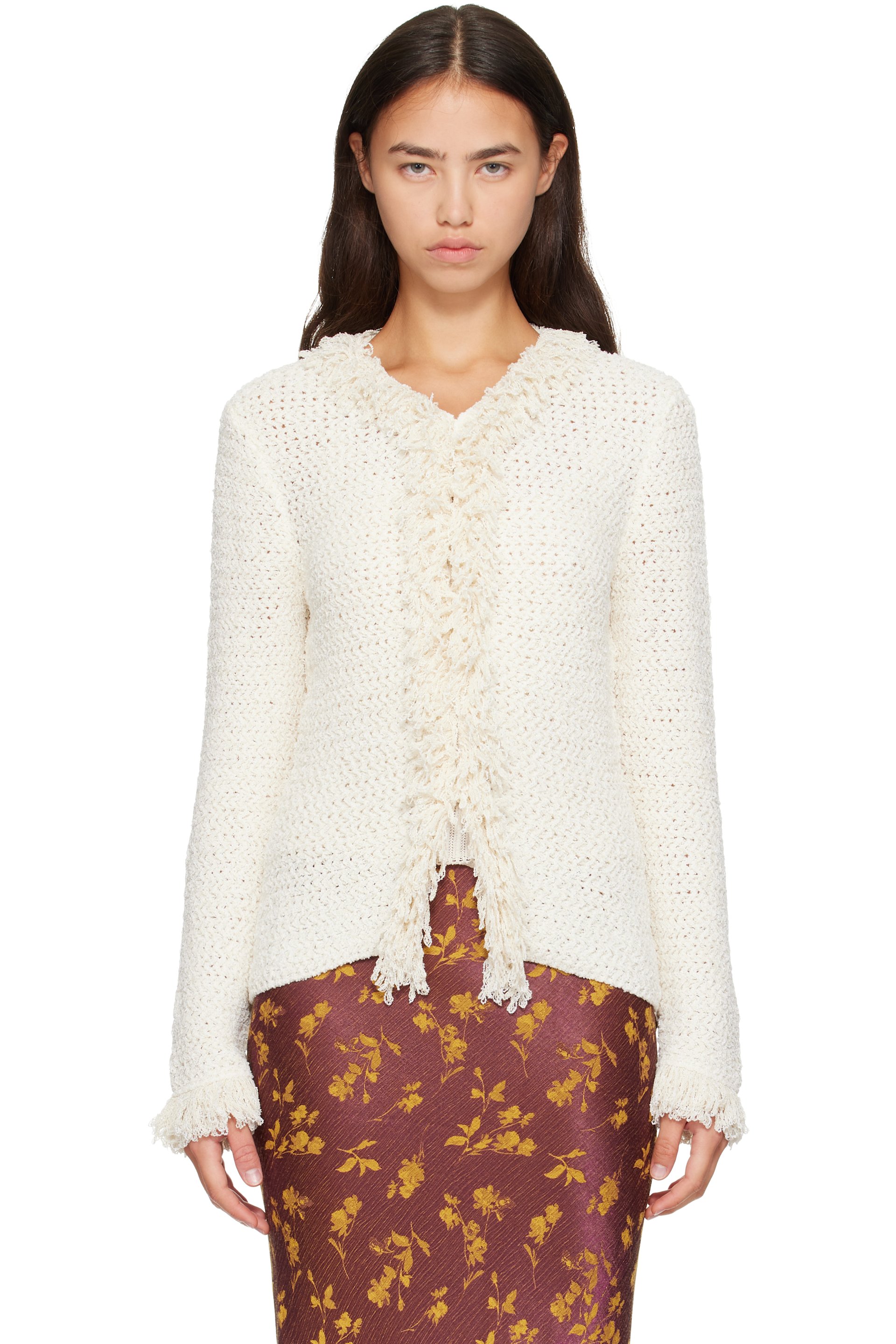 Proenza Schouler - Off-White Nilo Cardigan