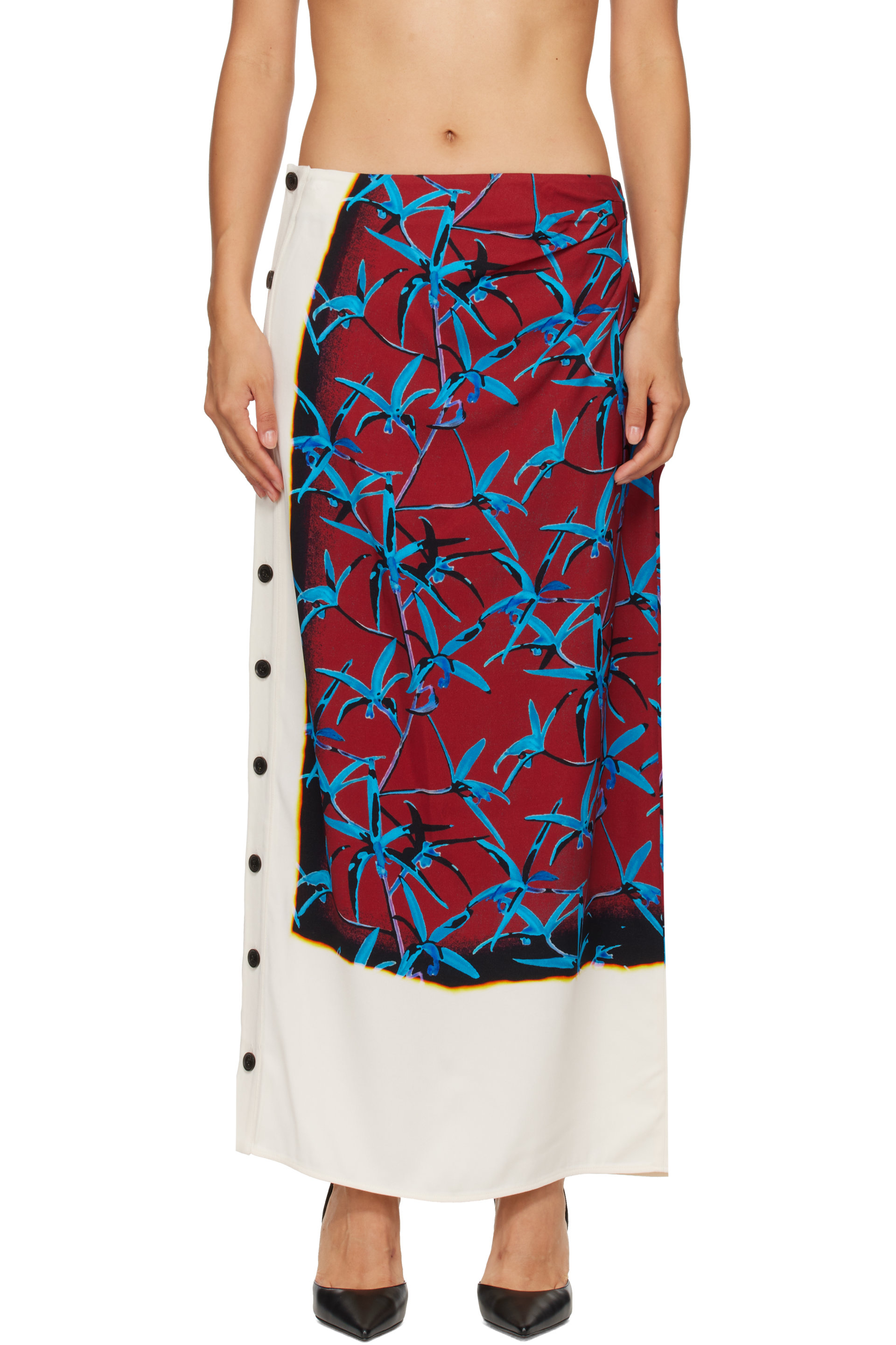Proenza Schouler - Red Anais Maxi Skirt