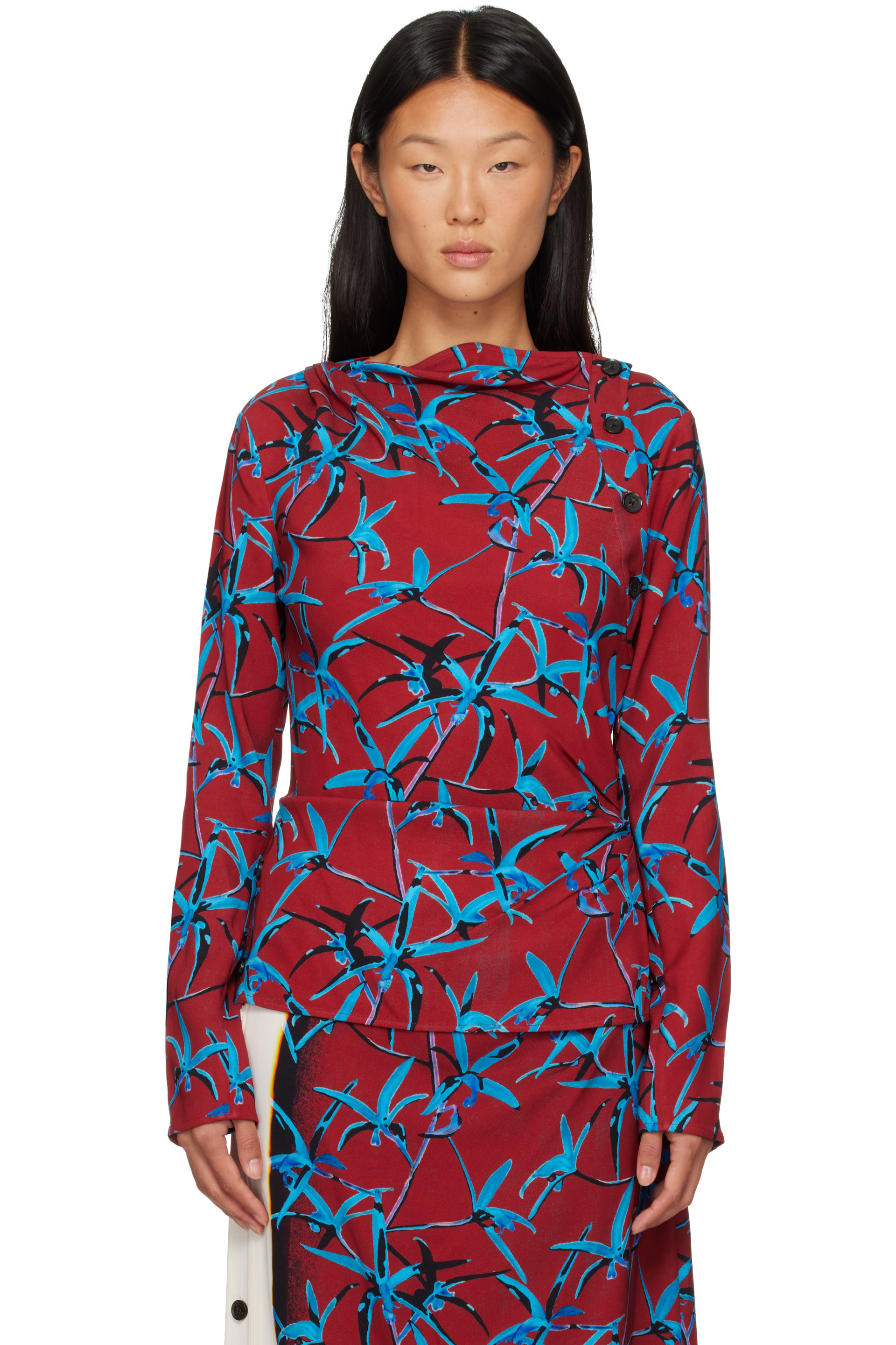 Proenza Schouler - Red Anais Top