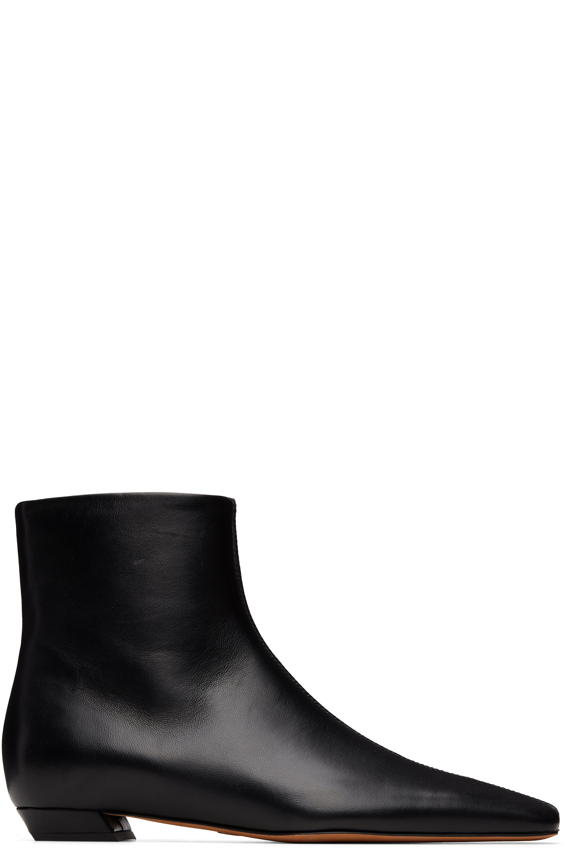 Proenza Schouler - Black Trap Flat Ankle Boots