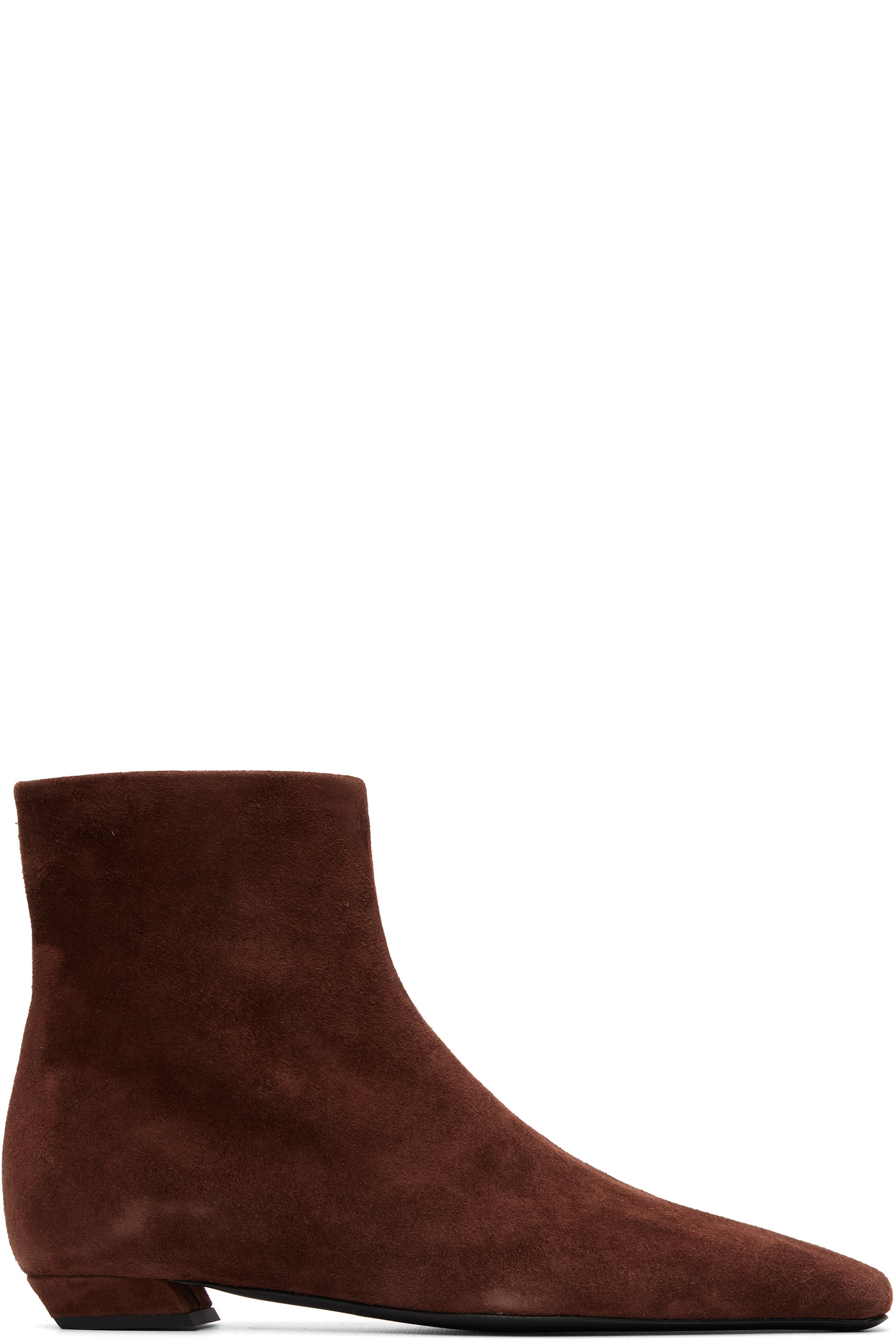 Proenza Schouler - Brown Trap Flat Ankle Boots