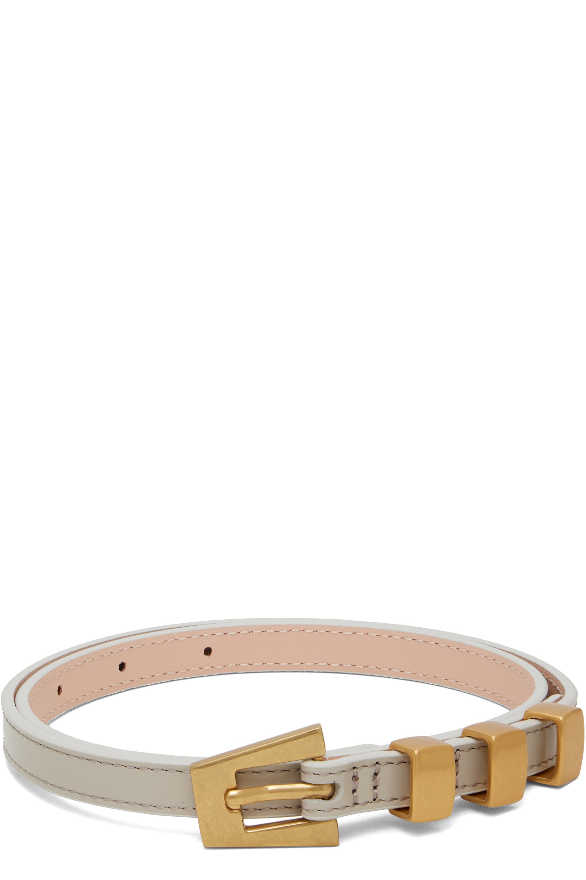 BY FAR - Gray Vic Belt