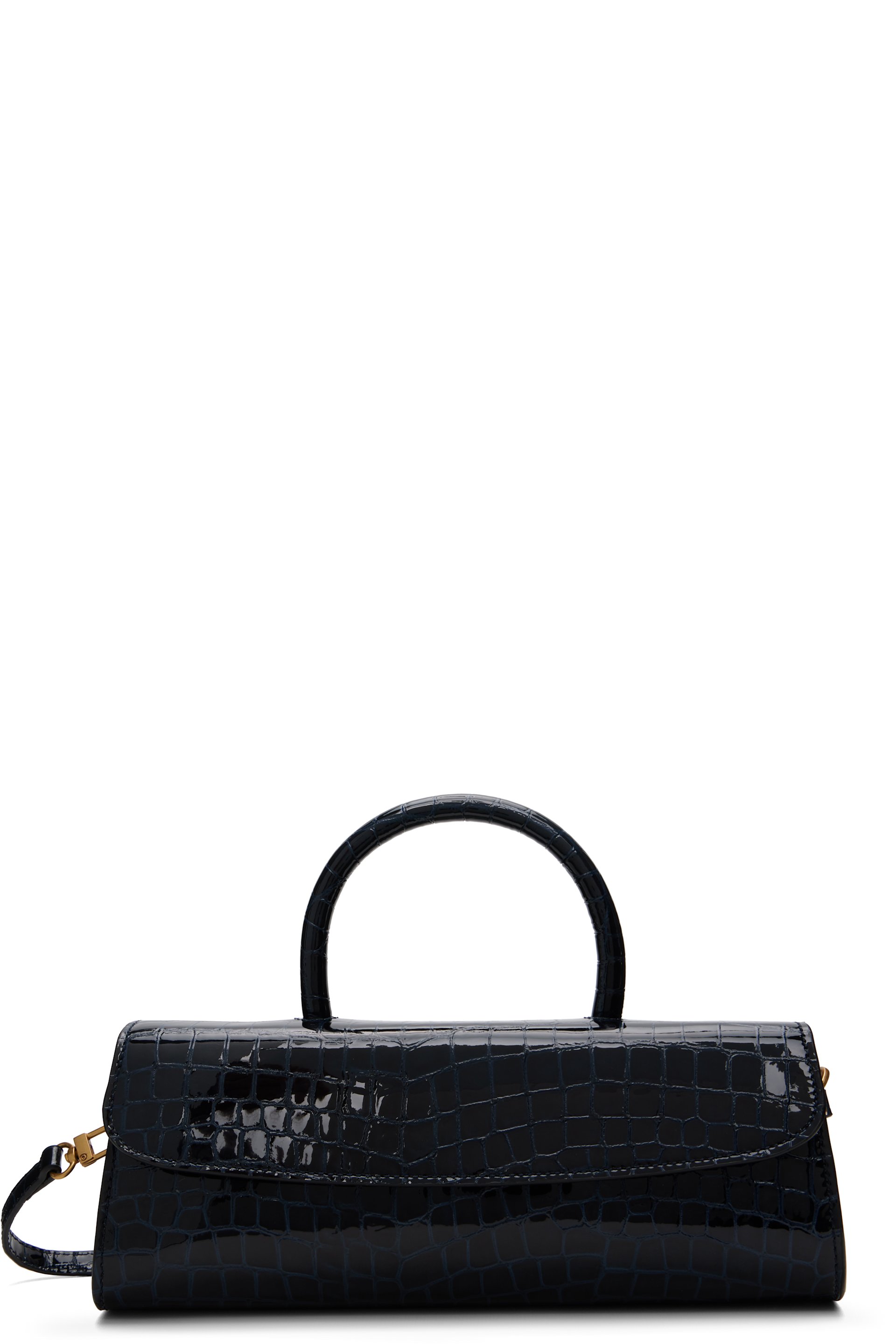 BY FAR - Navy Mini Longa Bag