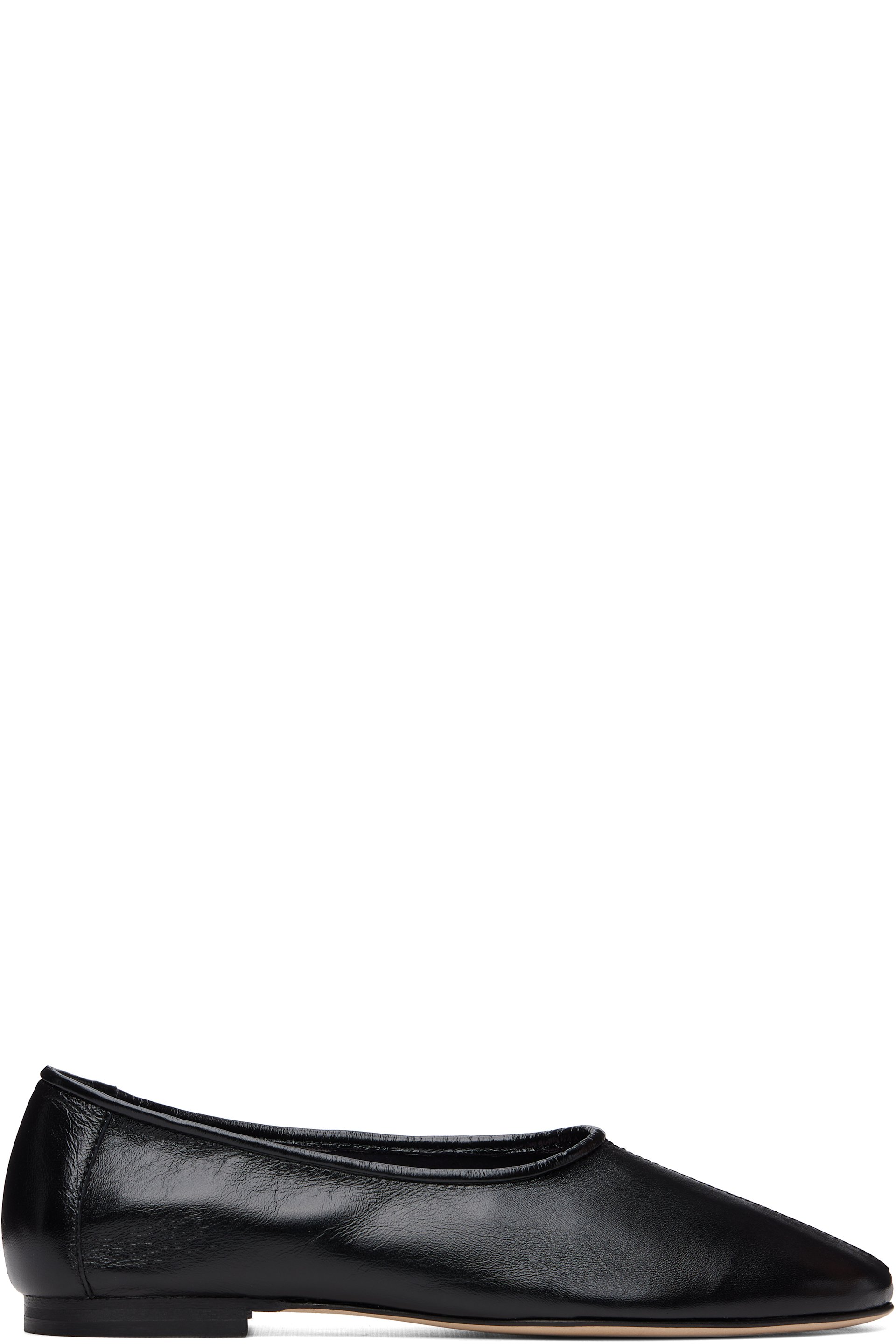 BY FAR - Black Prudence Flats