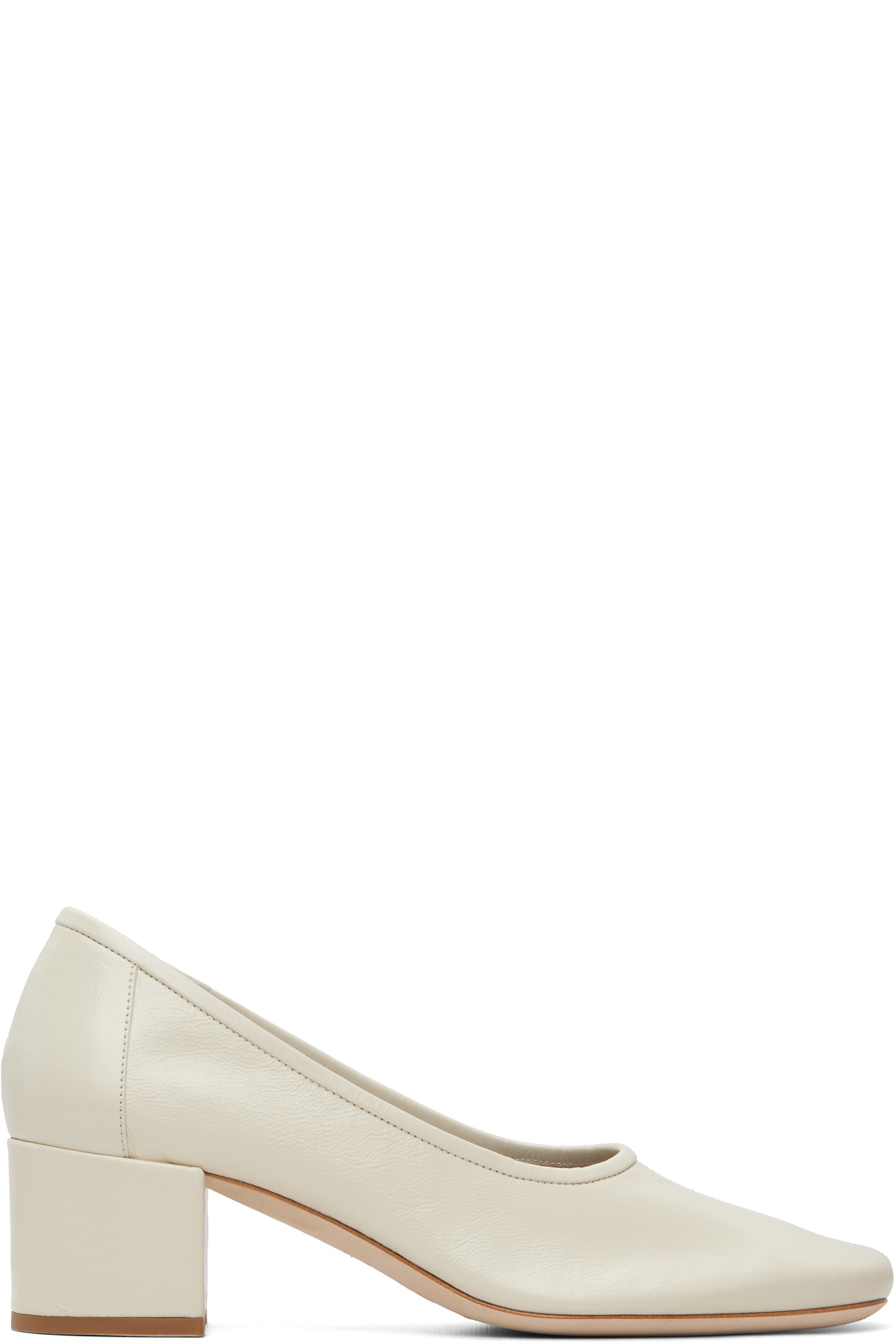 BY FAR - White Prudence 45 Heels