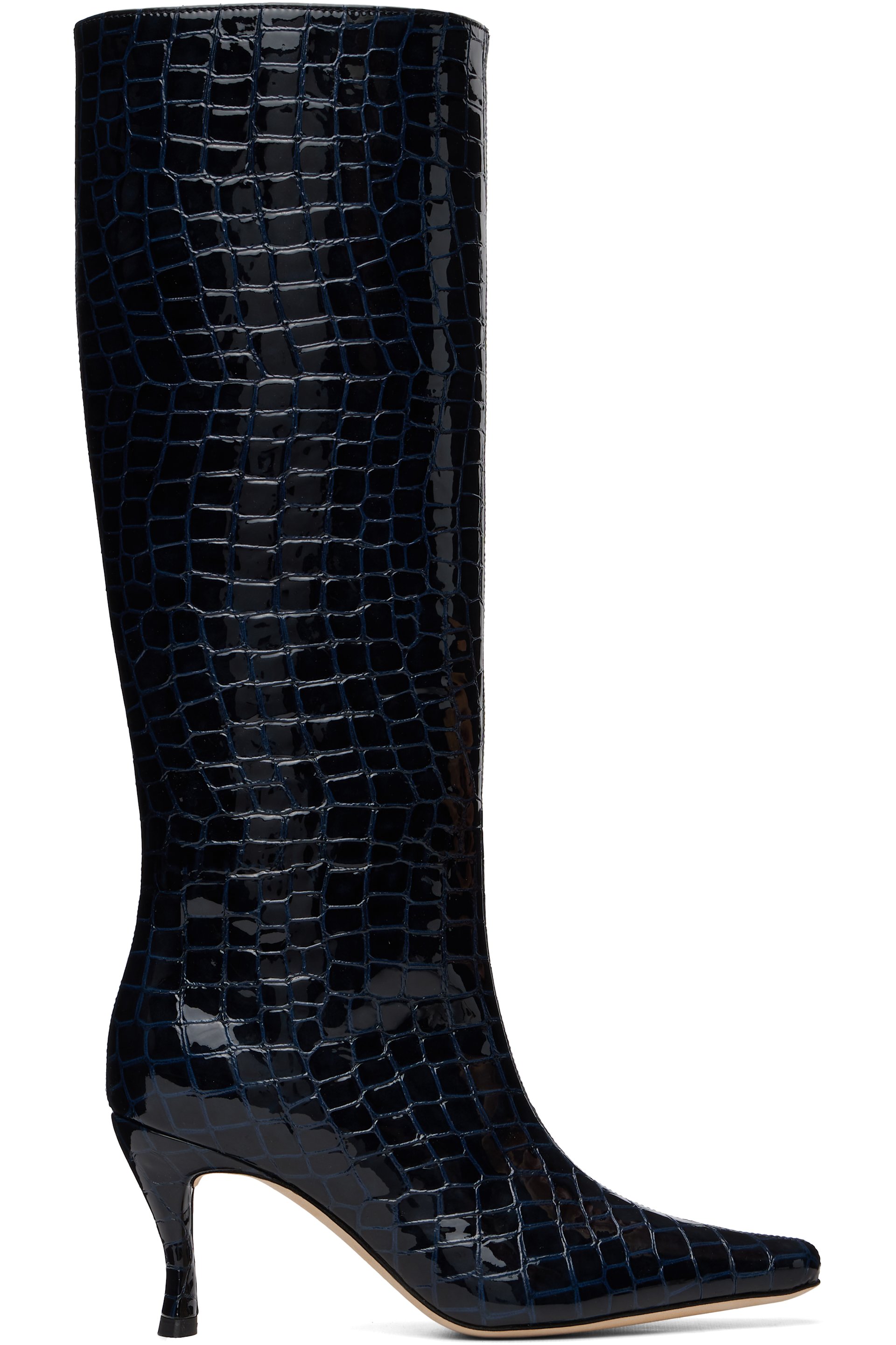 BY FAR - Blue Stevie 42 Tall Boots