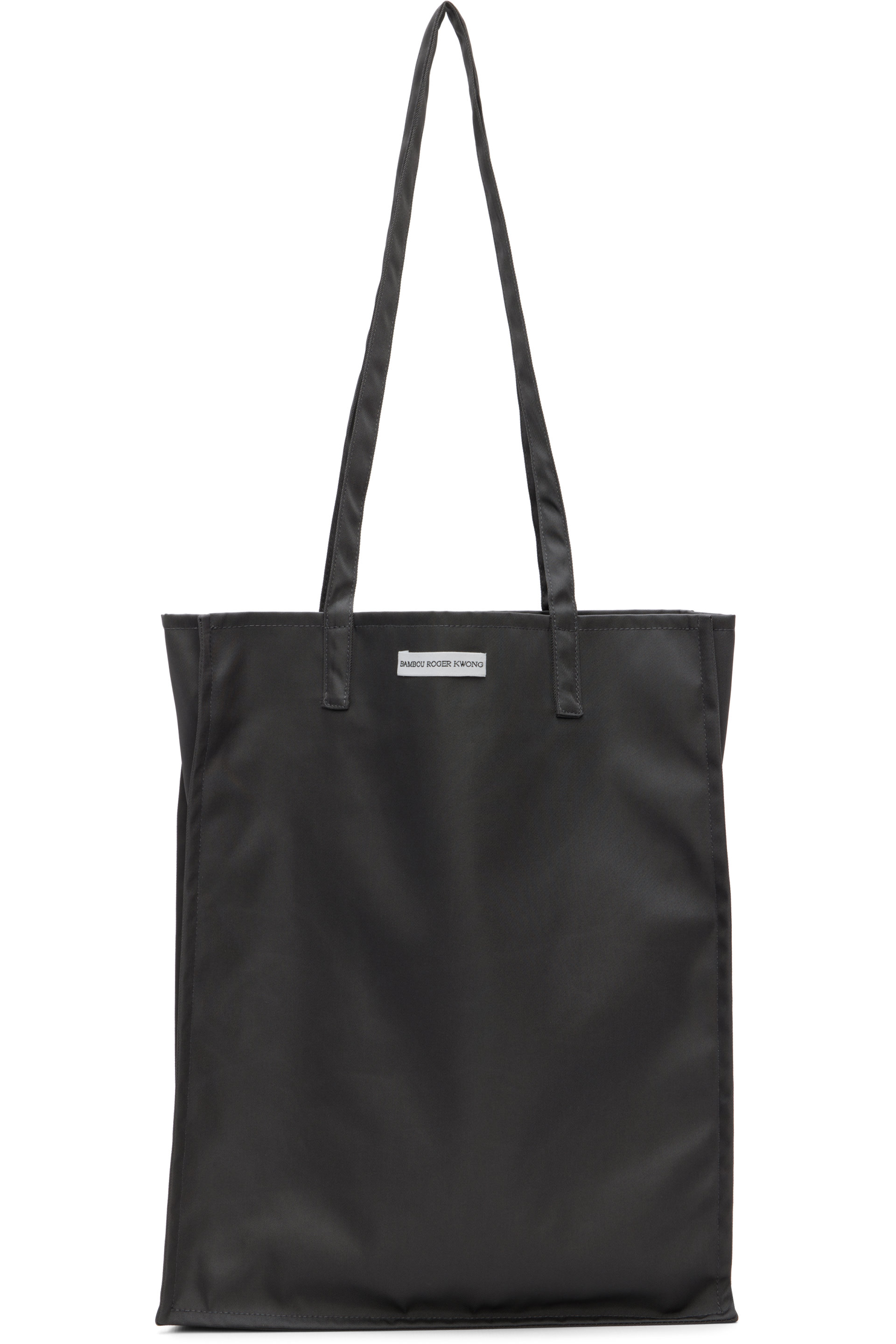 BAMBOU ROGER KWONG - Gray WR Technical Canvas Rectangle Bag
