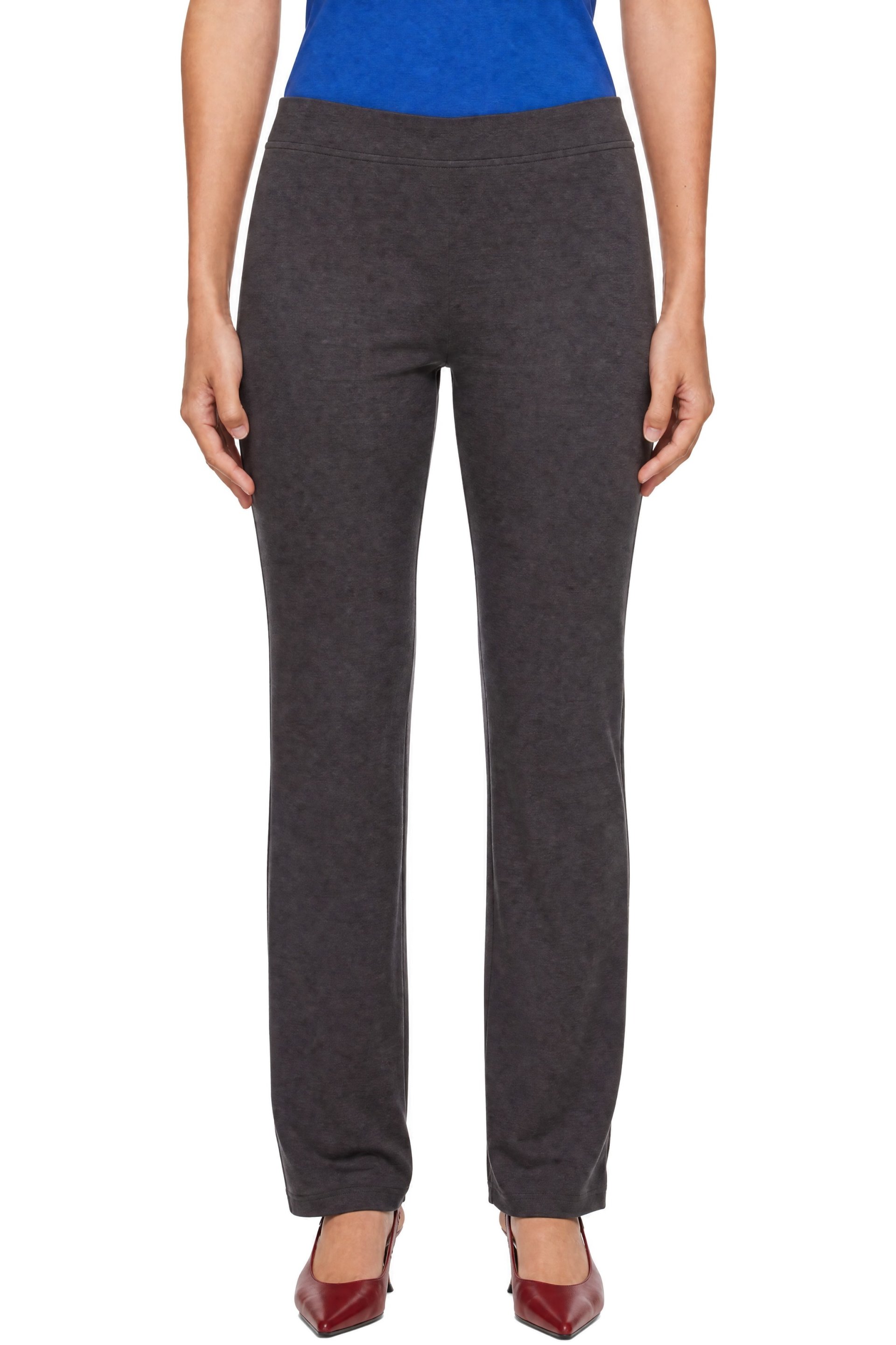 BAMBOU ROGER KWONG - Gray Virgin Wool Jersey Caleçon Pants