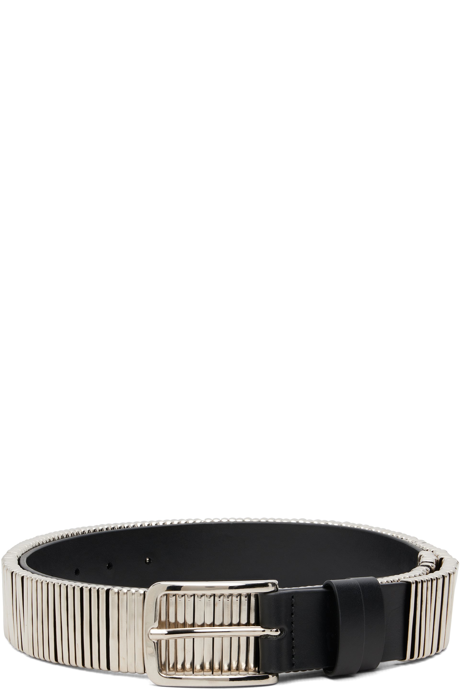HELIOT EMIL - Ceinture Node noir et argenté