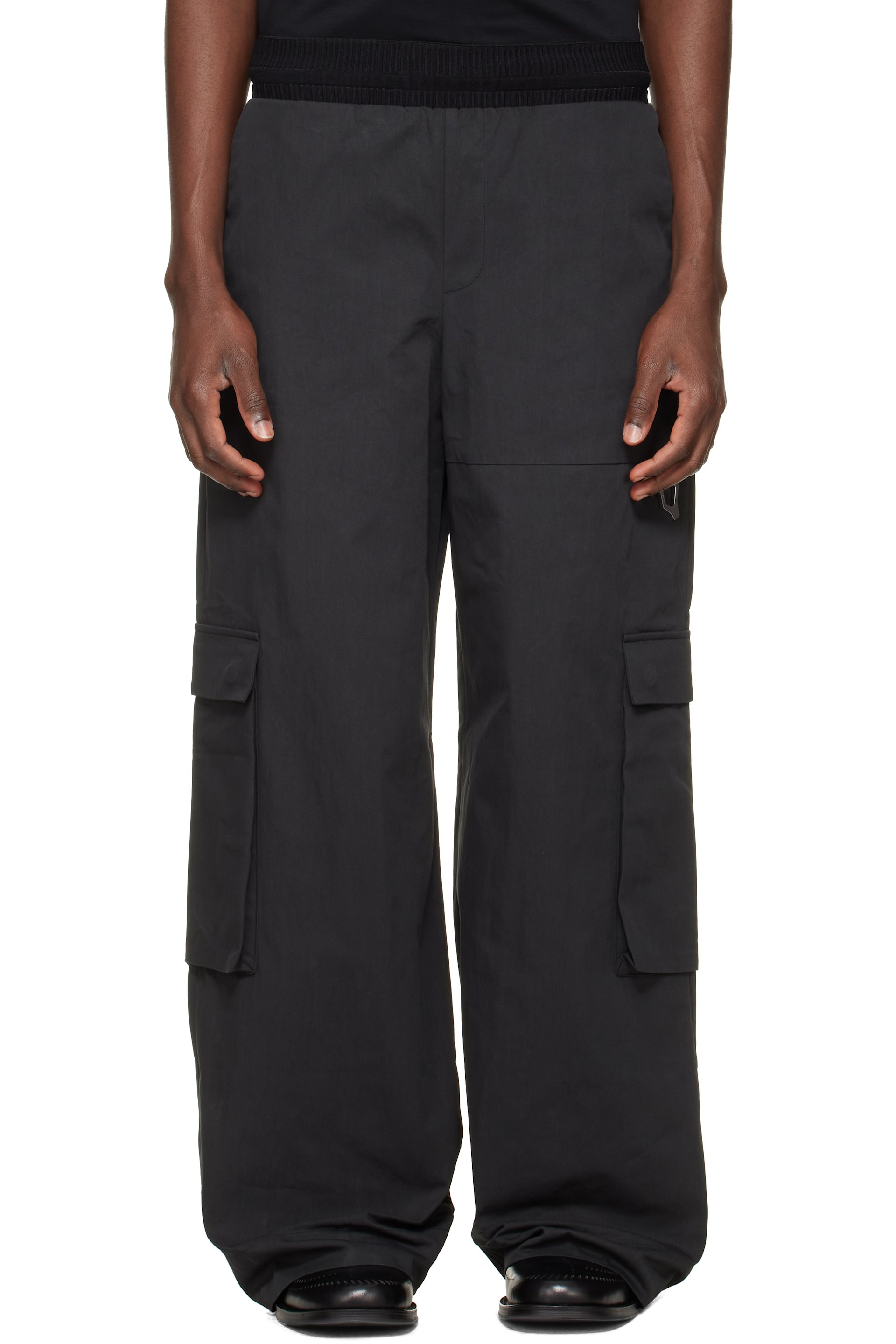 HELIOT EMIL - Black Pulsar Cargo Pants