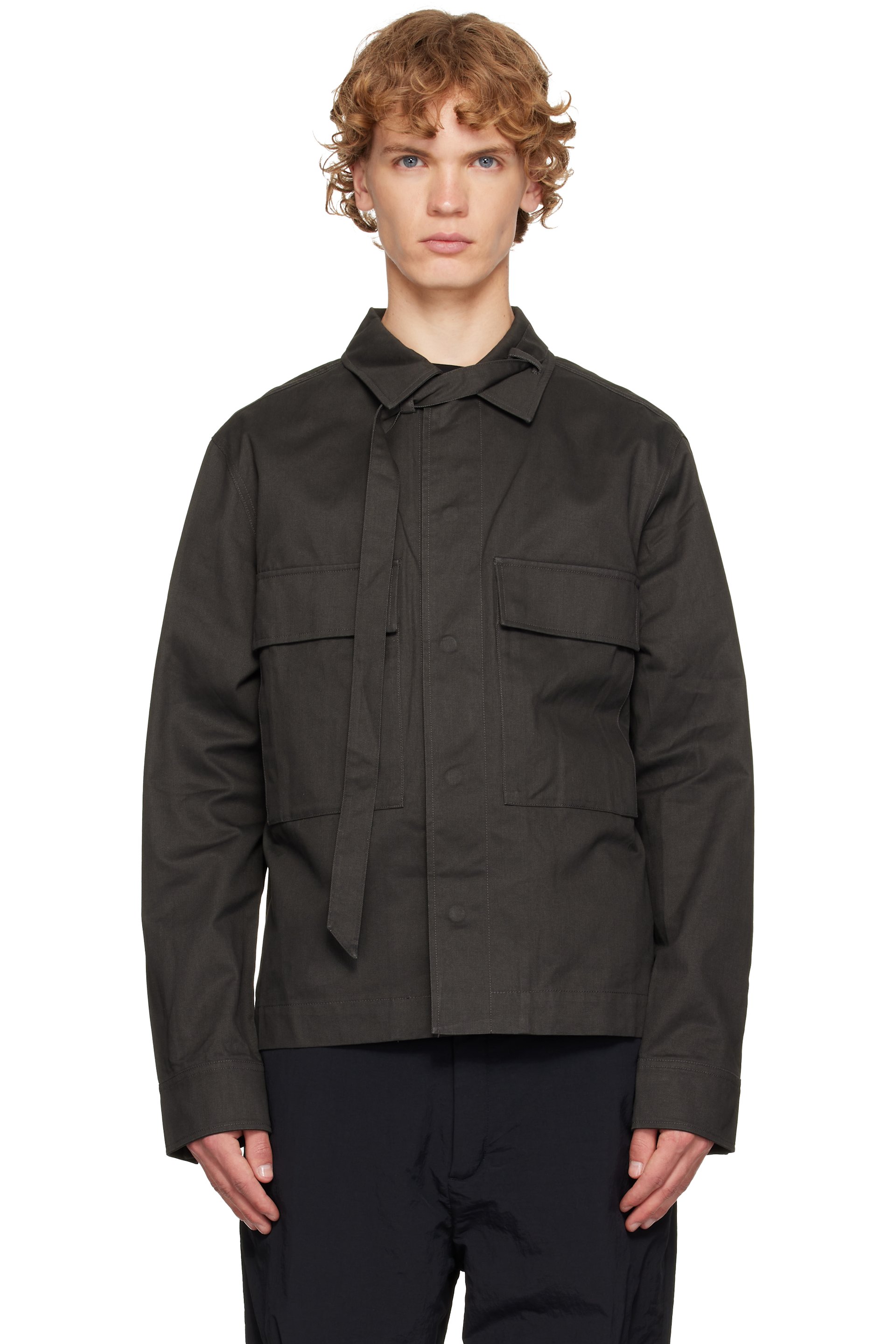 HELIOT EMIL - Chemise Octave brune