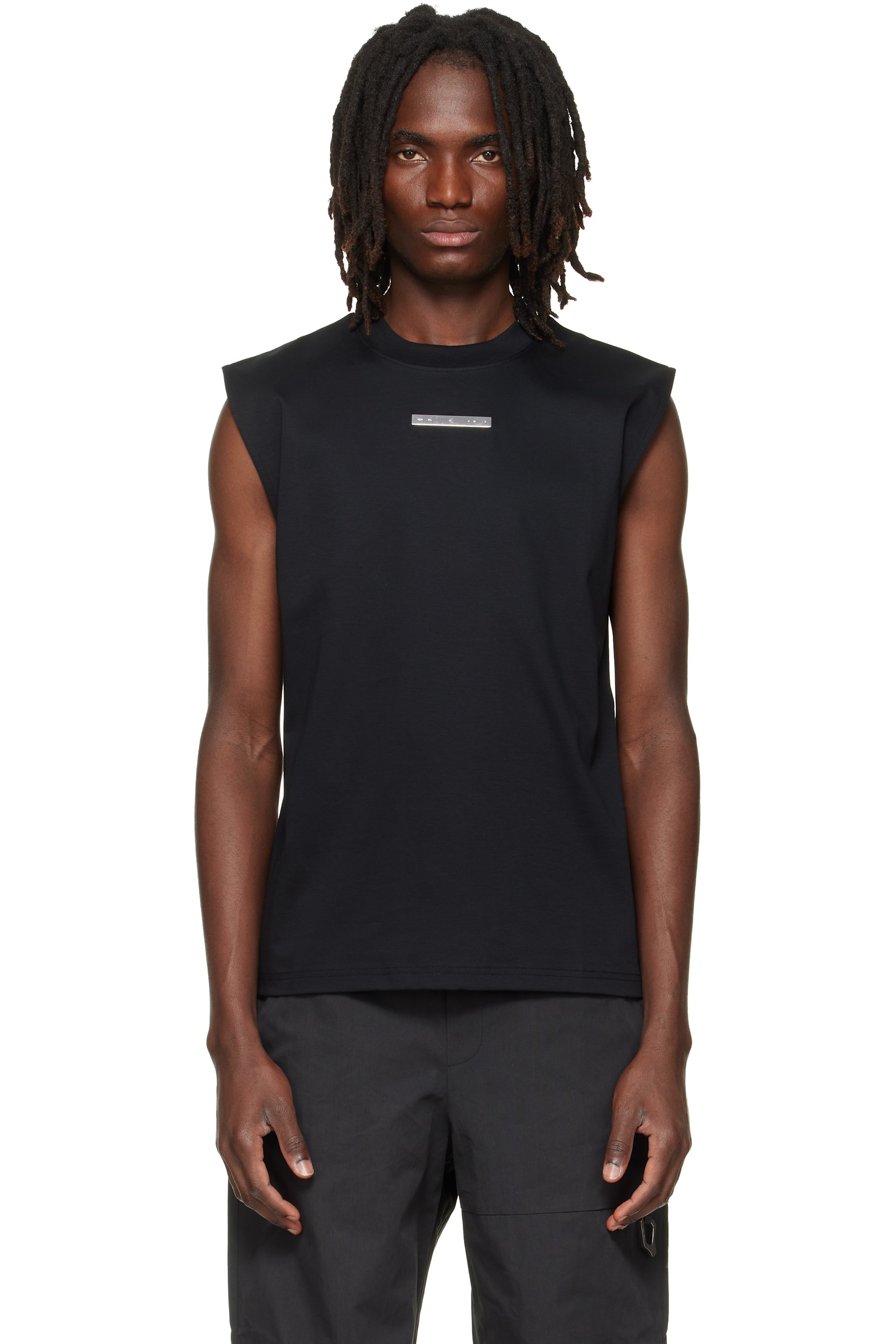 HELIOT EMIL - Black Astrape Tank Top
