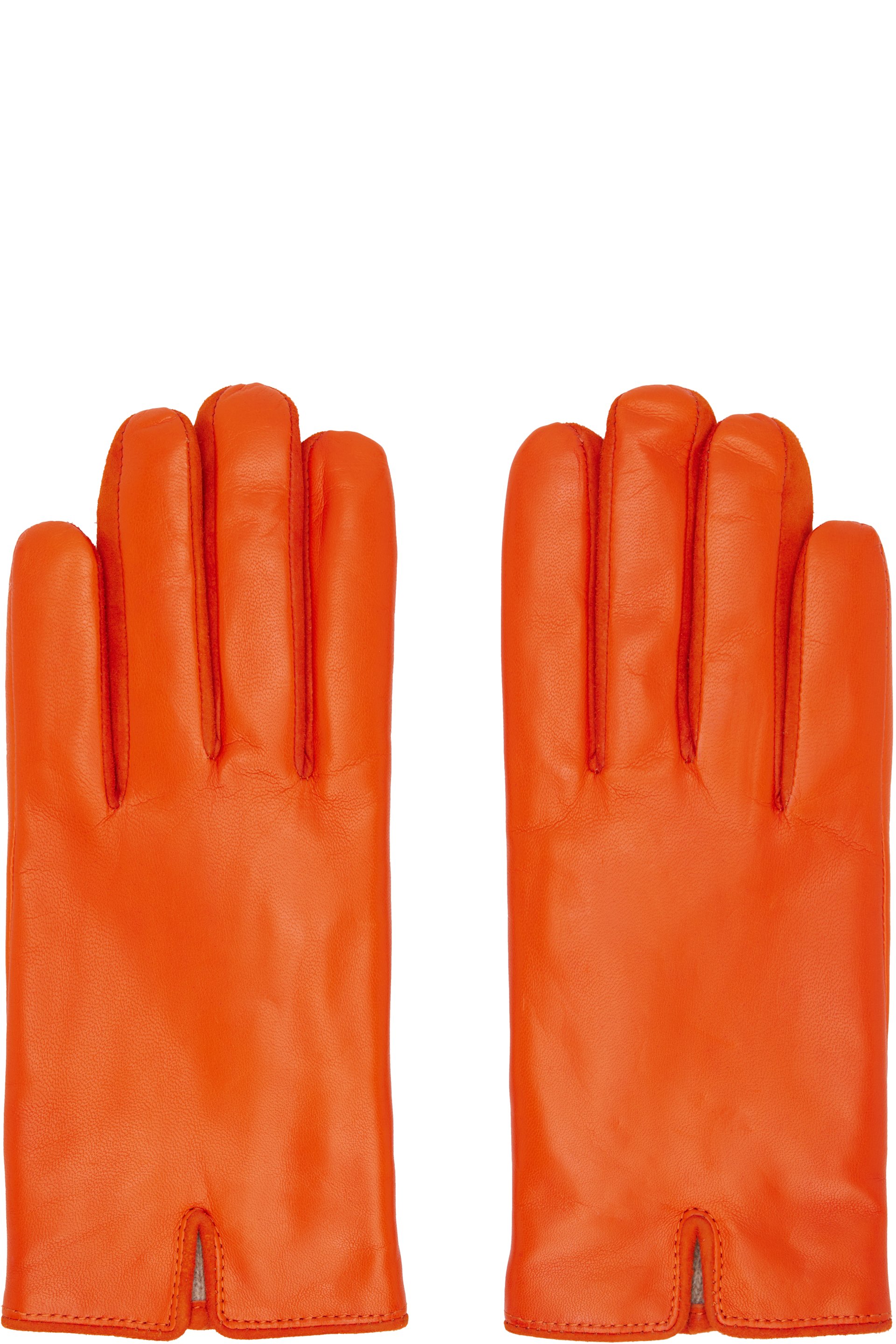 Handsome Stockholm - SSENSE Exclusive Orange Essentials Gloves