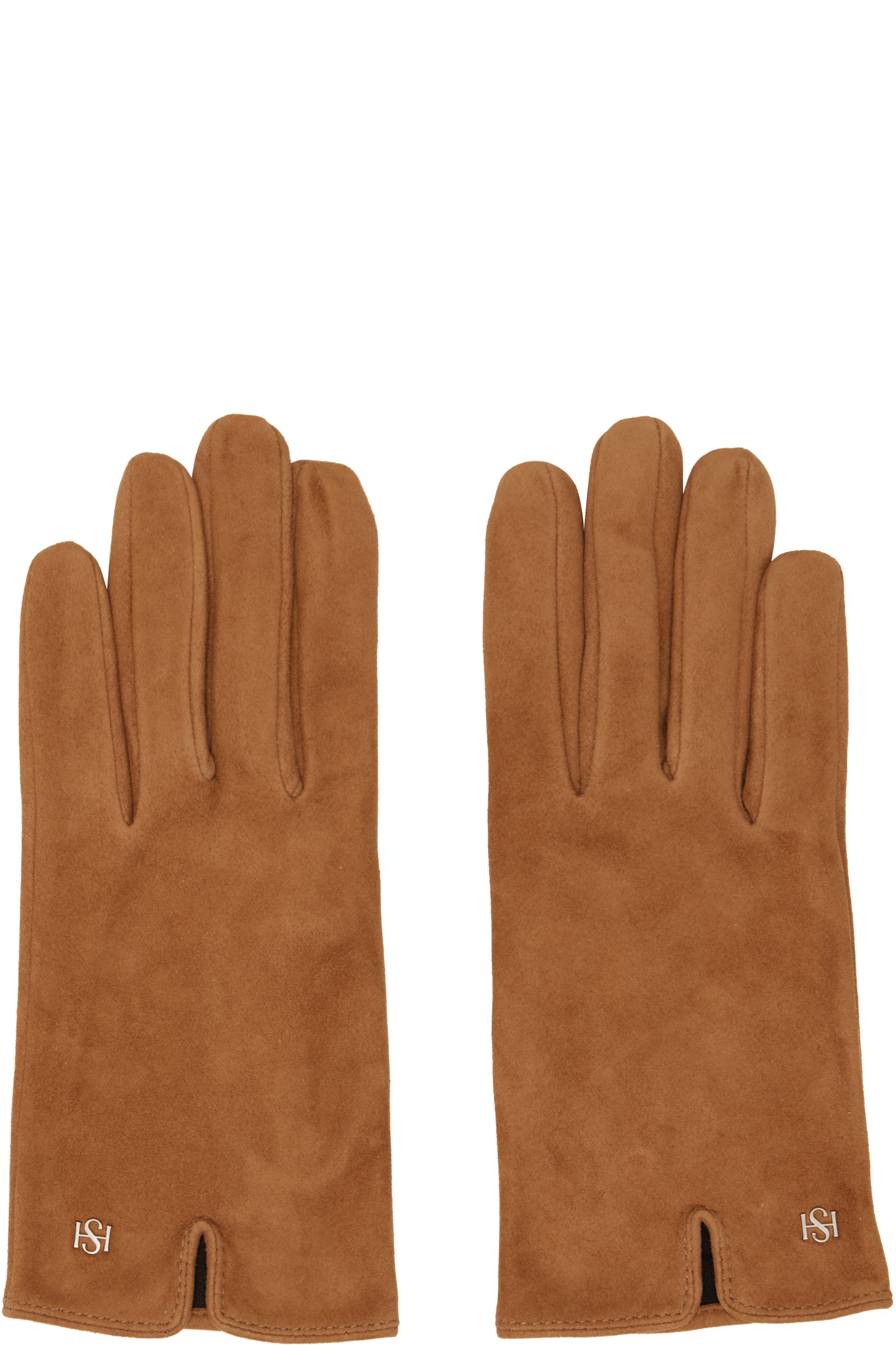 Handsome Stockholm - Tan Essentials Suede Gloves