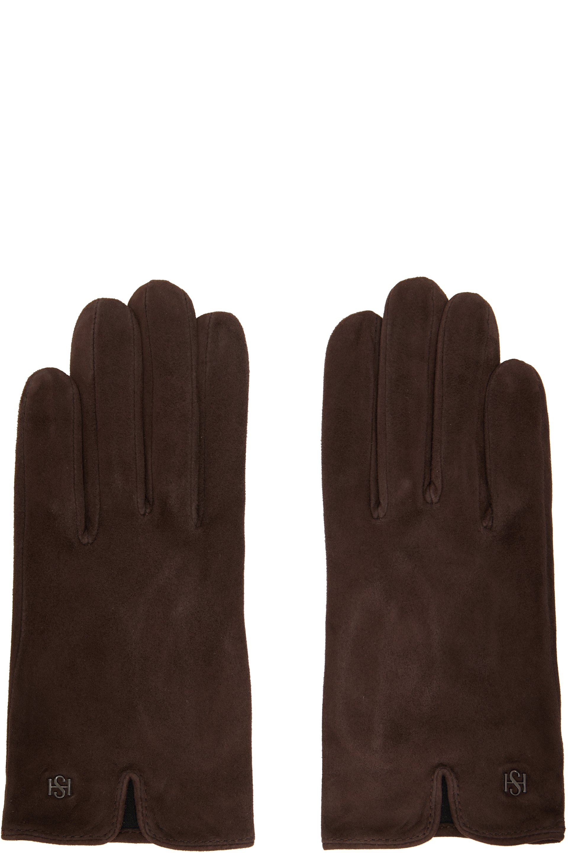 Handsome Stockholm - Brown Essentials Suede Gloves