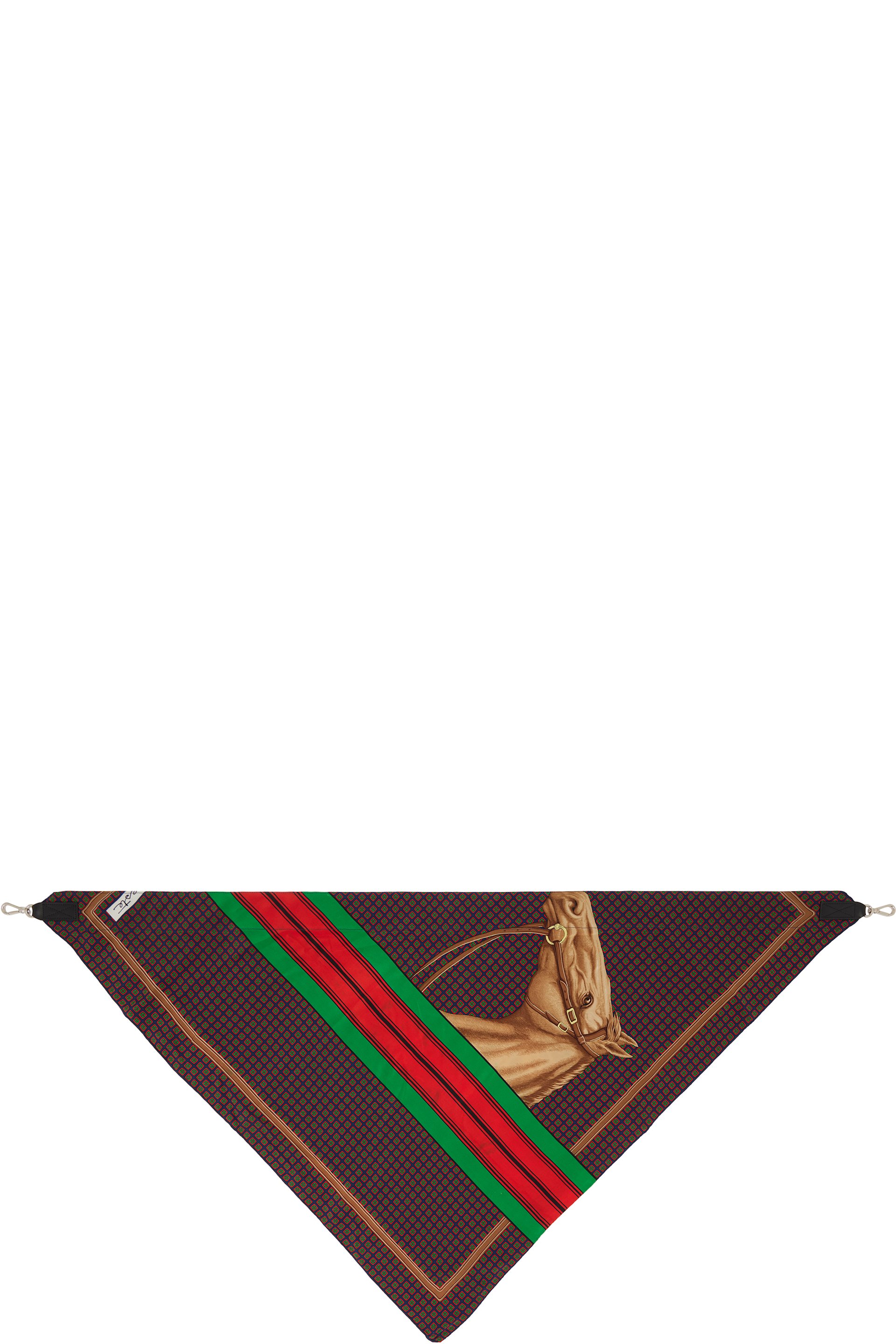 Stefan Cooke - 多色 Vintage Silk Scarf 包带