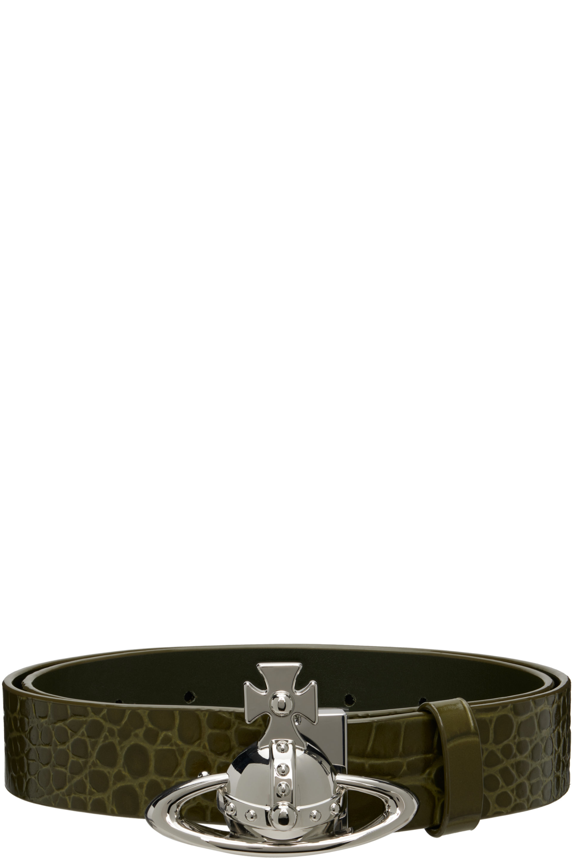 Vivienne Westwood - Khaki Orb Buckle Belt