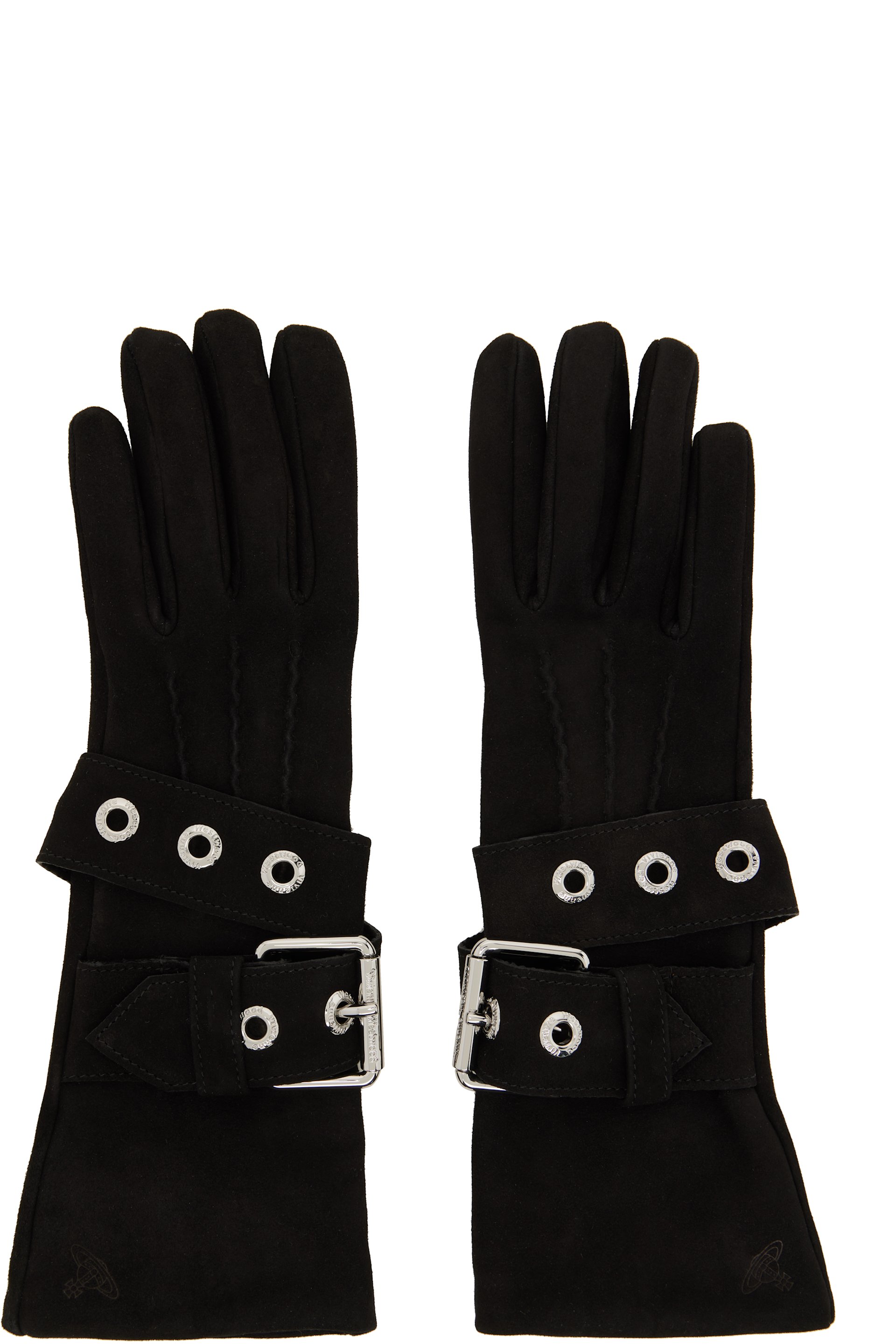 Vivienne Westwood - Black Belt Buckle Gloves