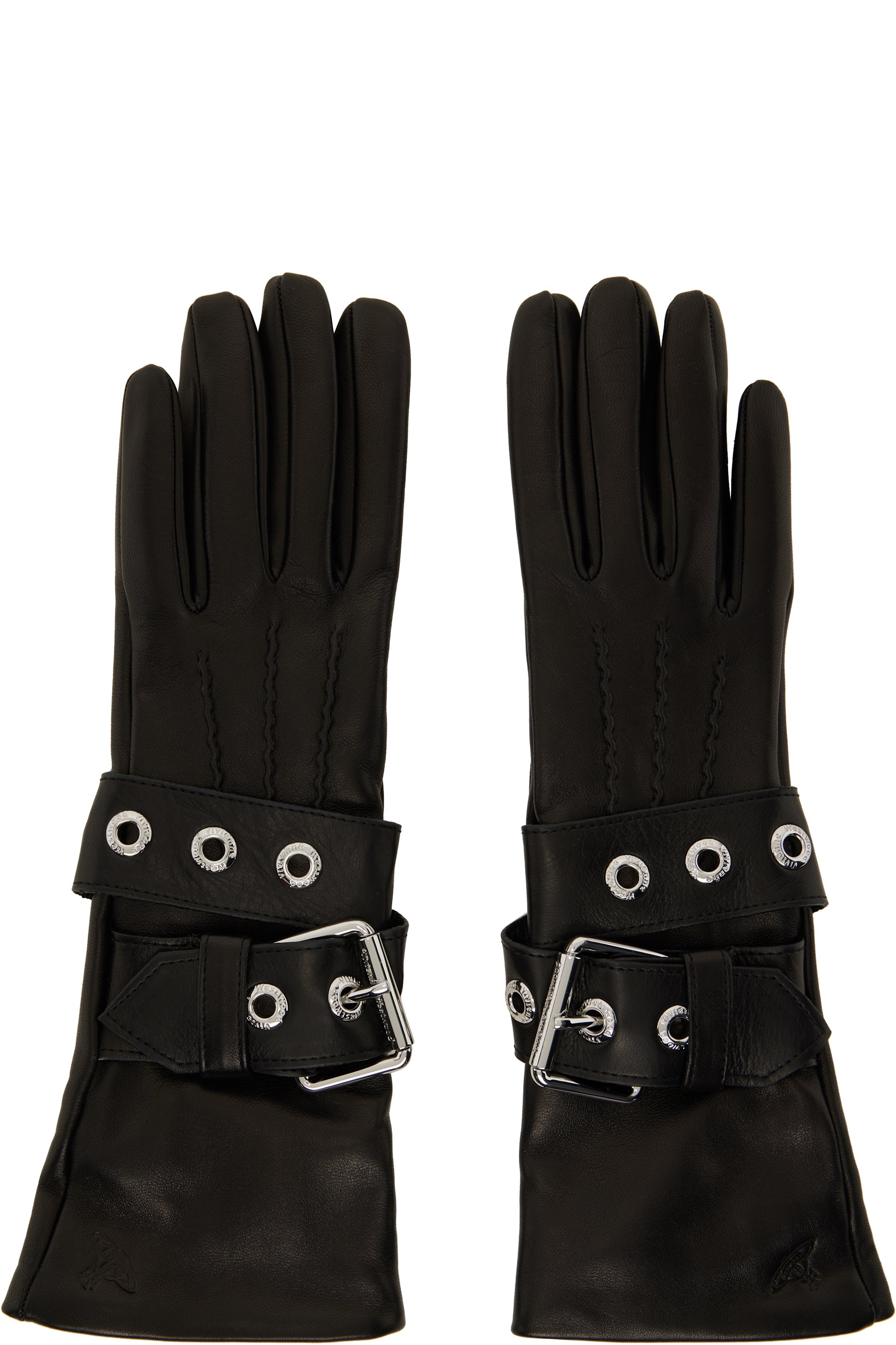 Vivienne Westwood - Black Belt Buckle Gloves