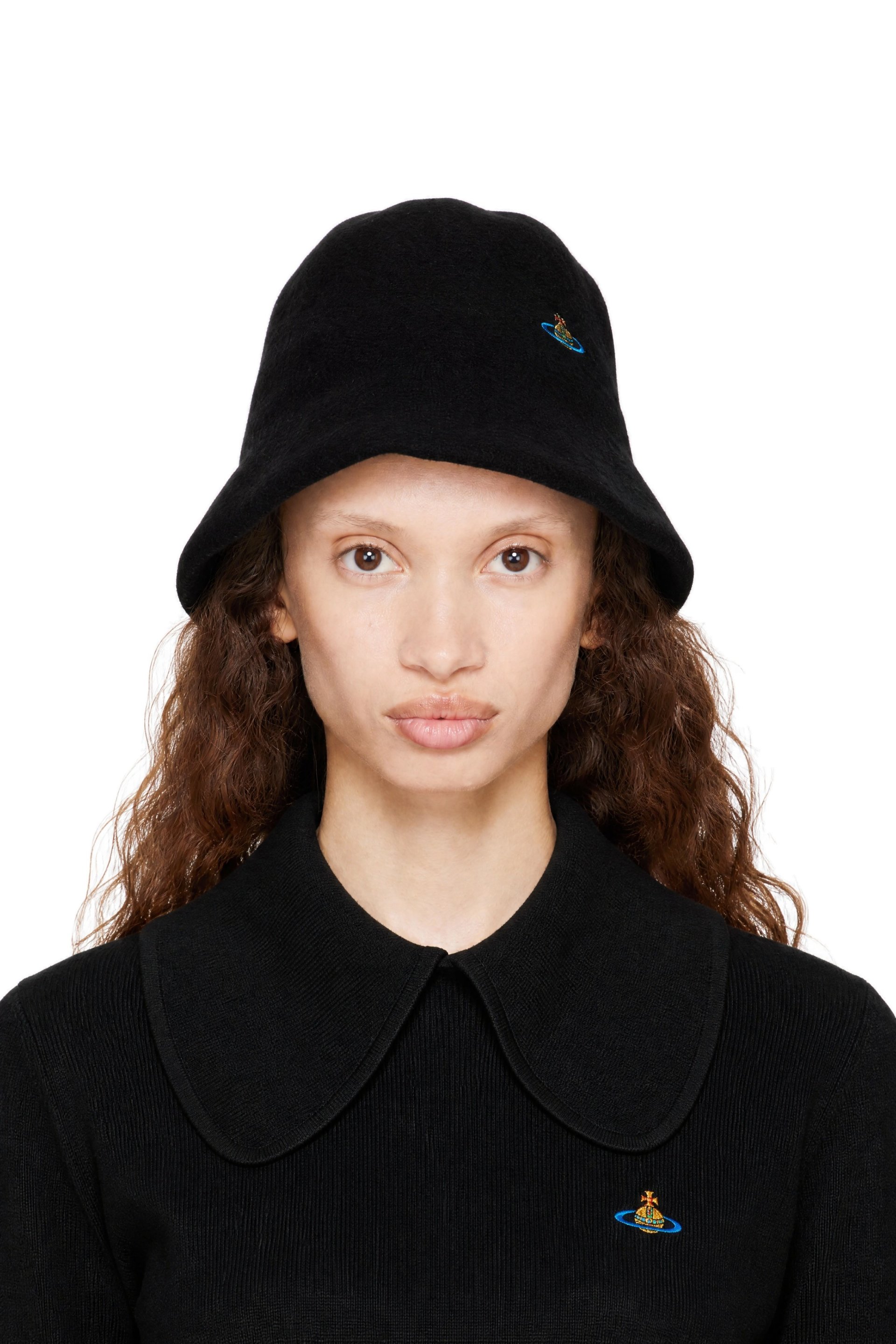Vivienne Westwood - Black Basque Cloche Hat