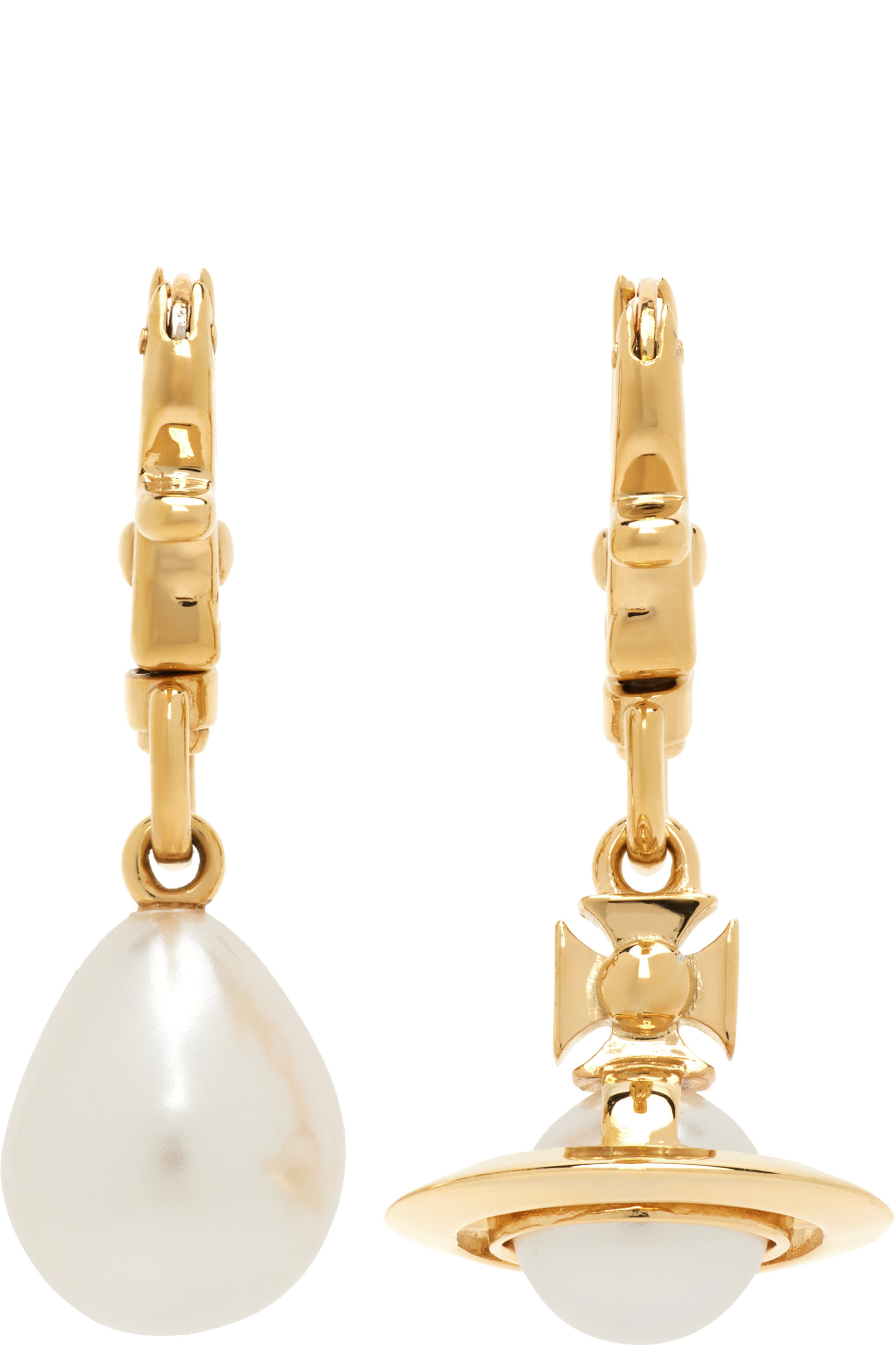 Vivienne Westwood - Boucles d'oreilles Claude à petit pendentif