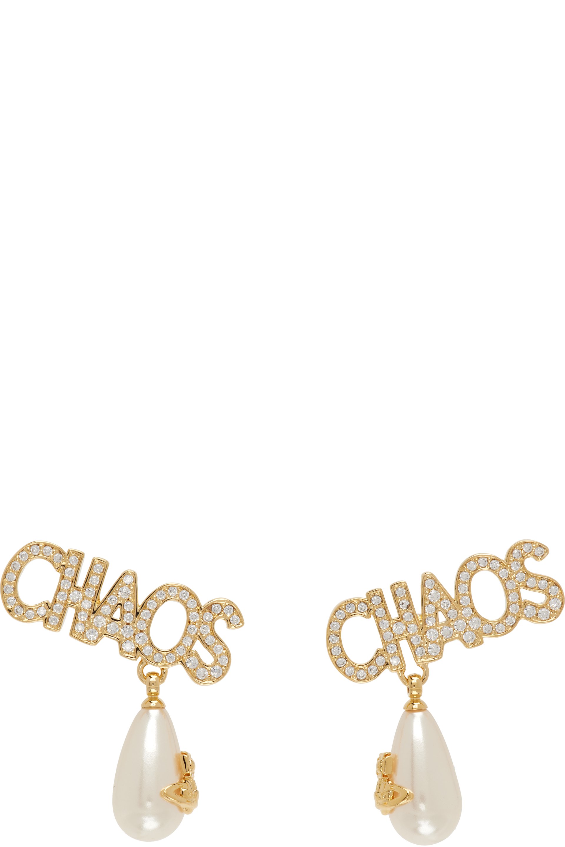 Vivienne Westwood - Chaos Faux-Pearl Earrings