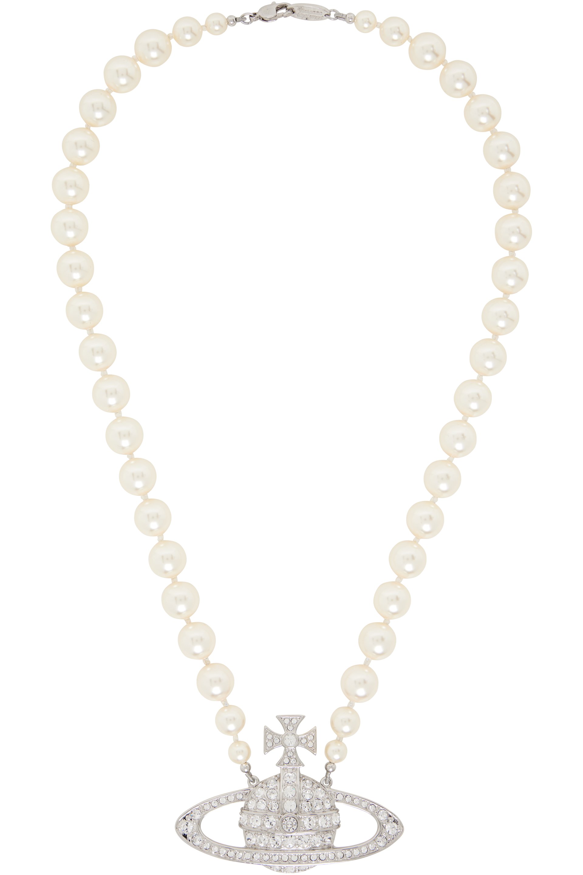 Vivienne Westwood - Bas Relief Faux-Pearl Necklace