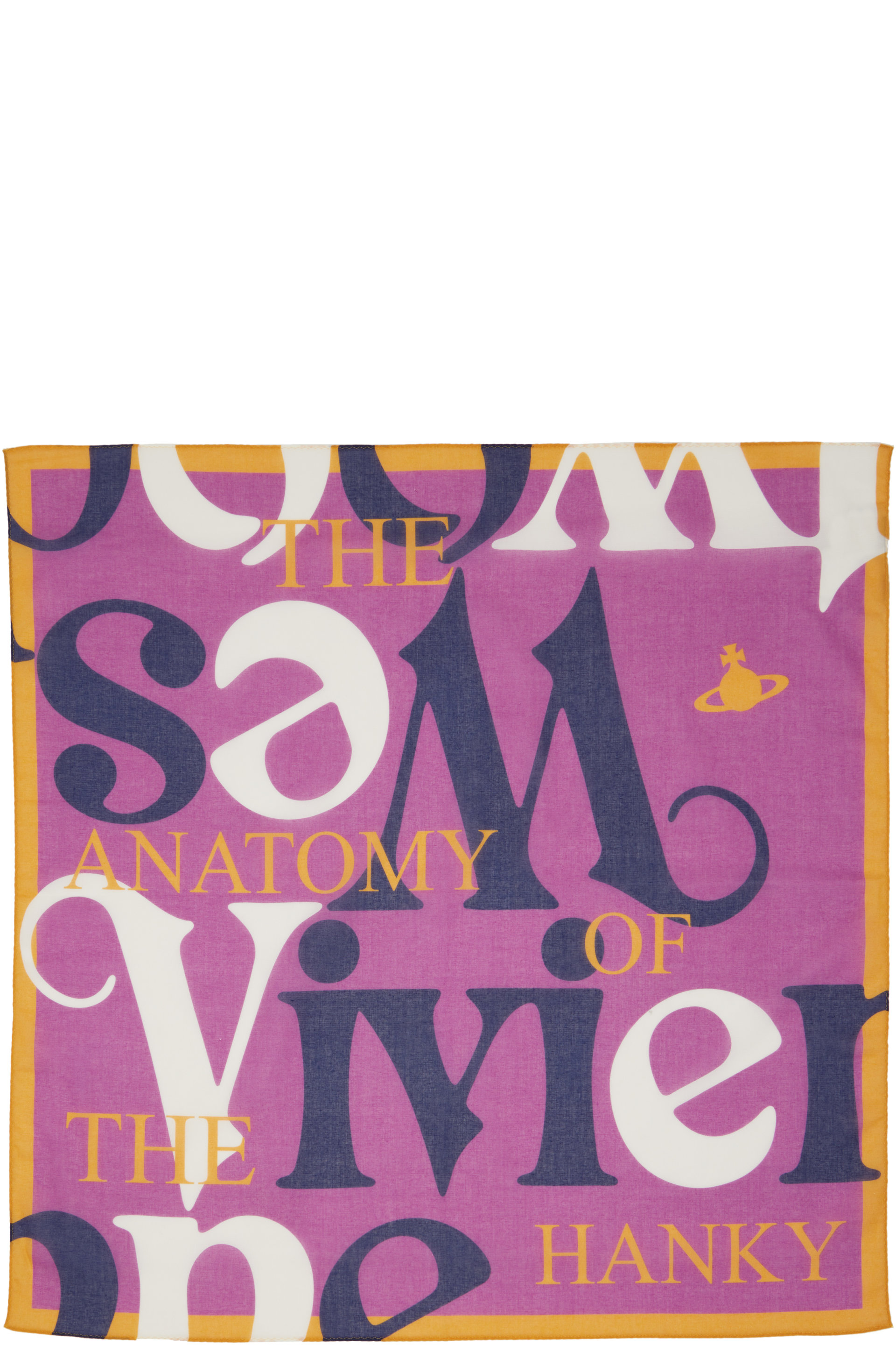 Vivienne Westwood - Purple 'Anatomy of Hanky' Scarf
