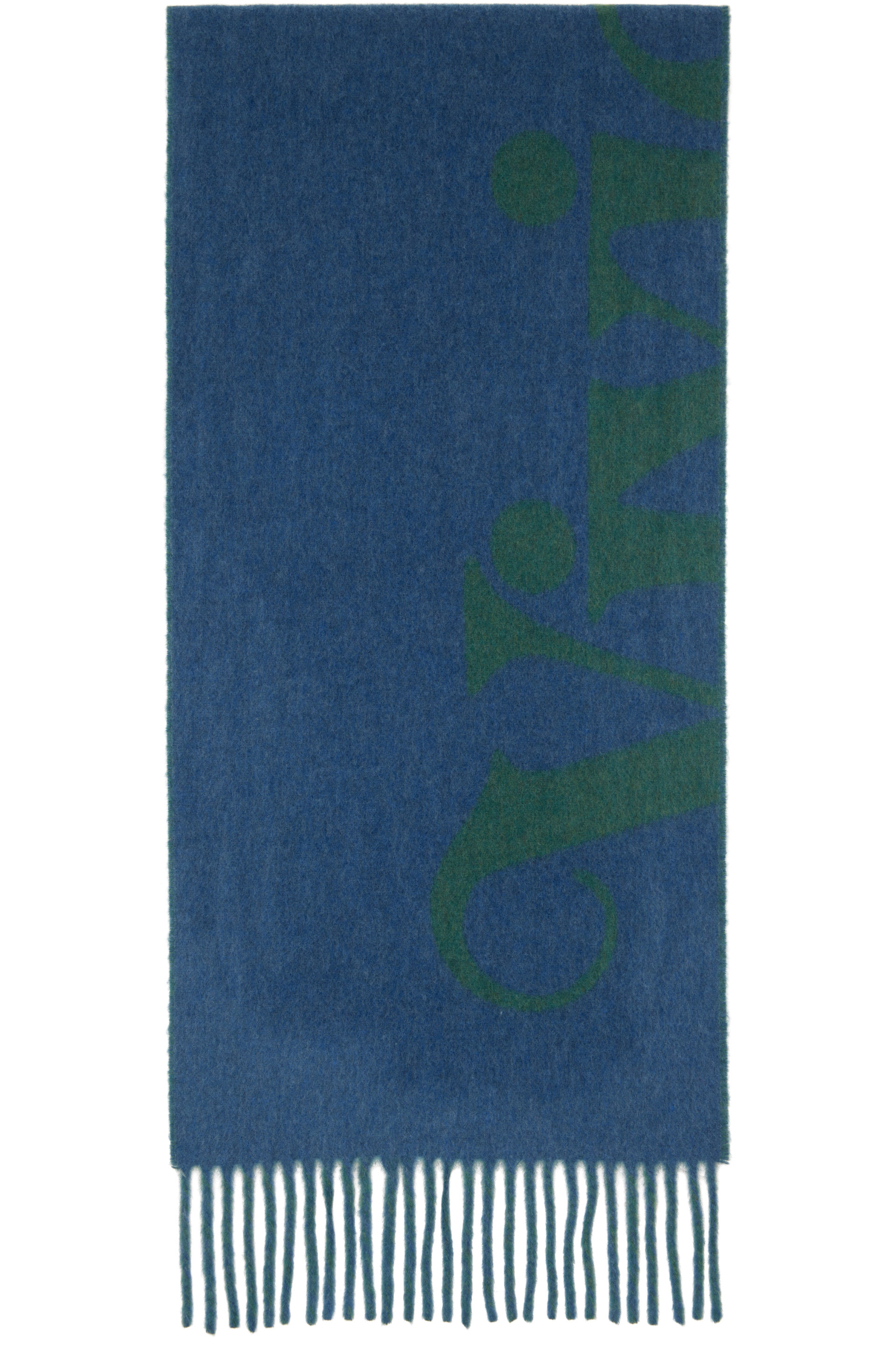 Vivienne Westwood - Écharpe bleue en laine