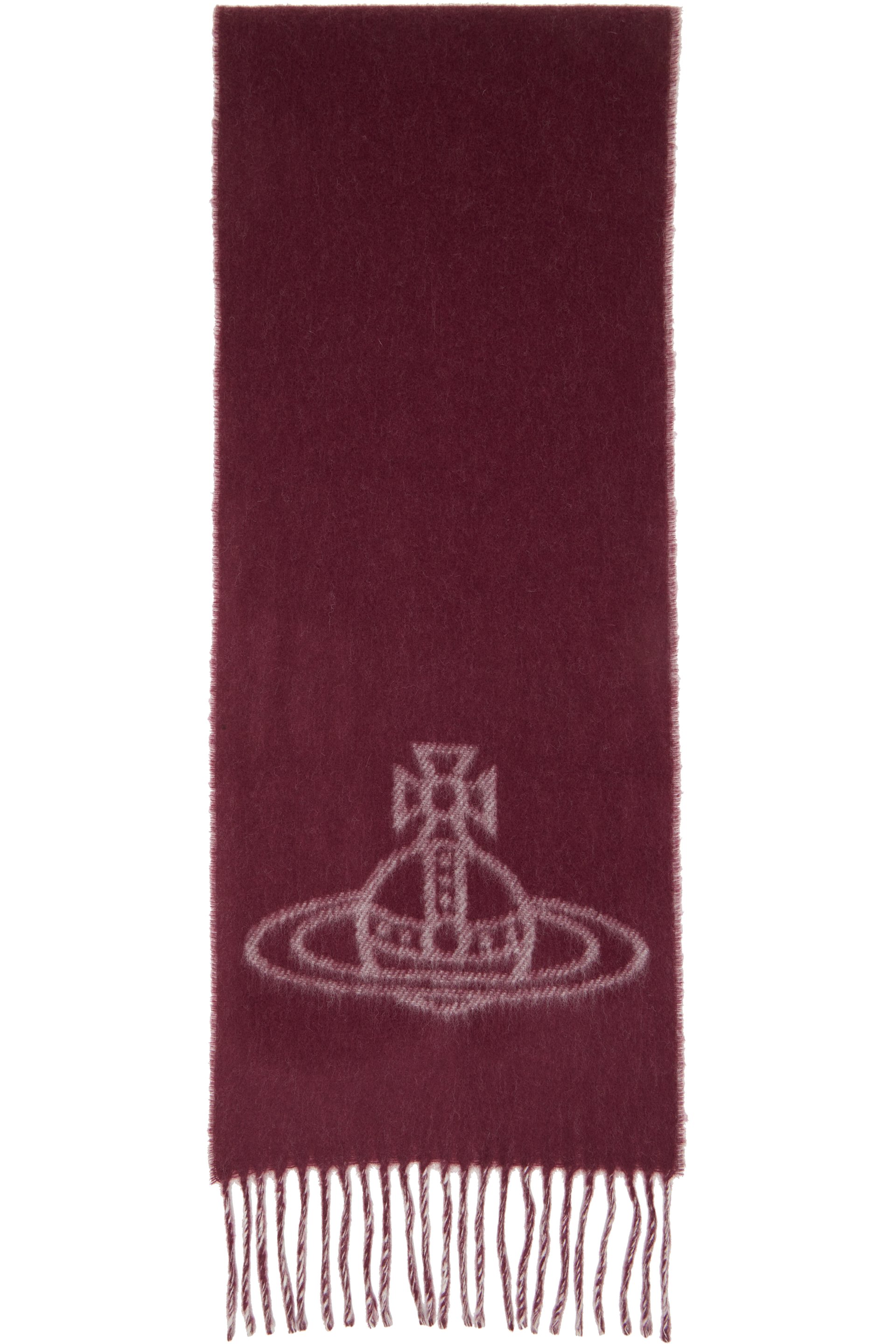 Vivienne Westwood - Burgundy Double Face Scarf