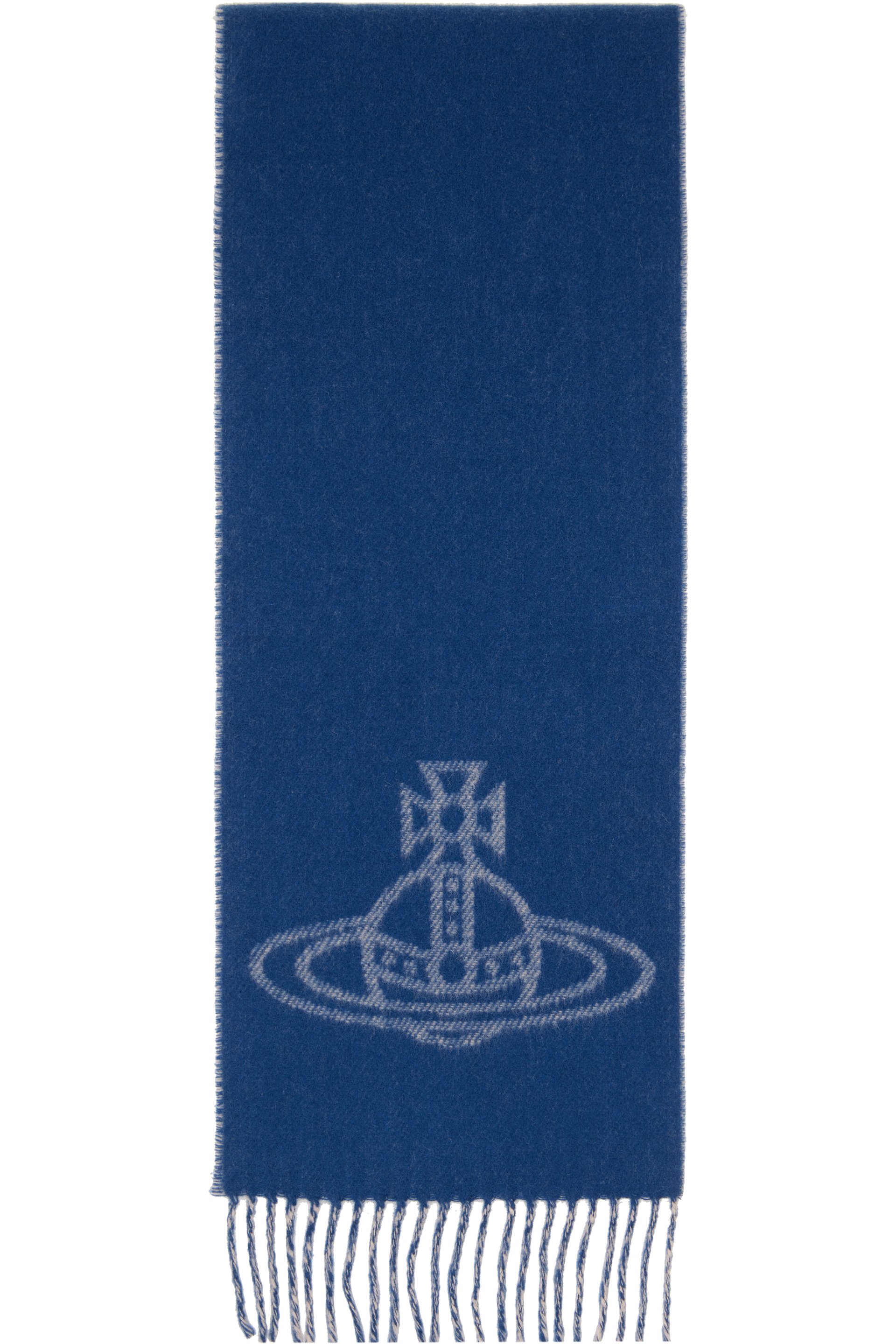 Vivienne Westwood - Blue Double Face Scarf