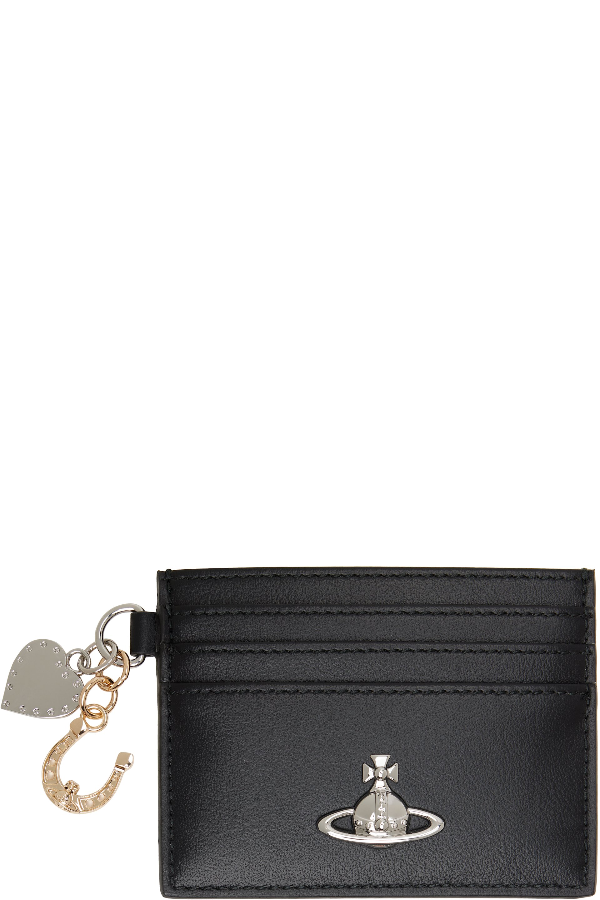 Vivienne Westwood - Black Charms Orb Card Holder