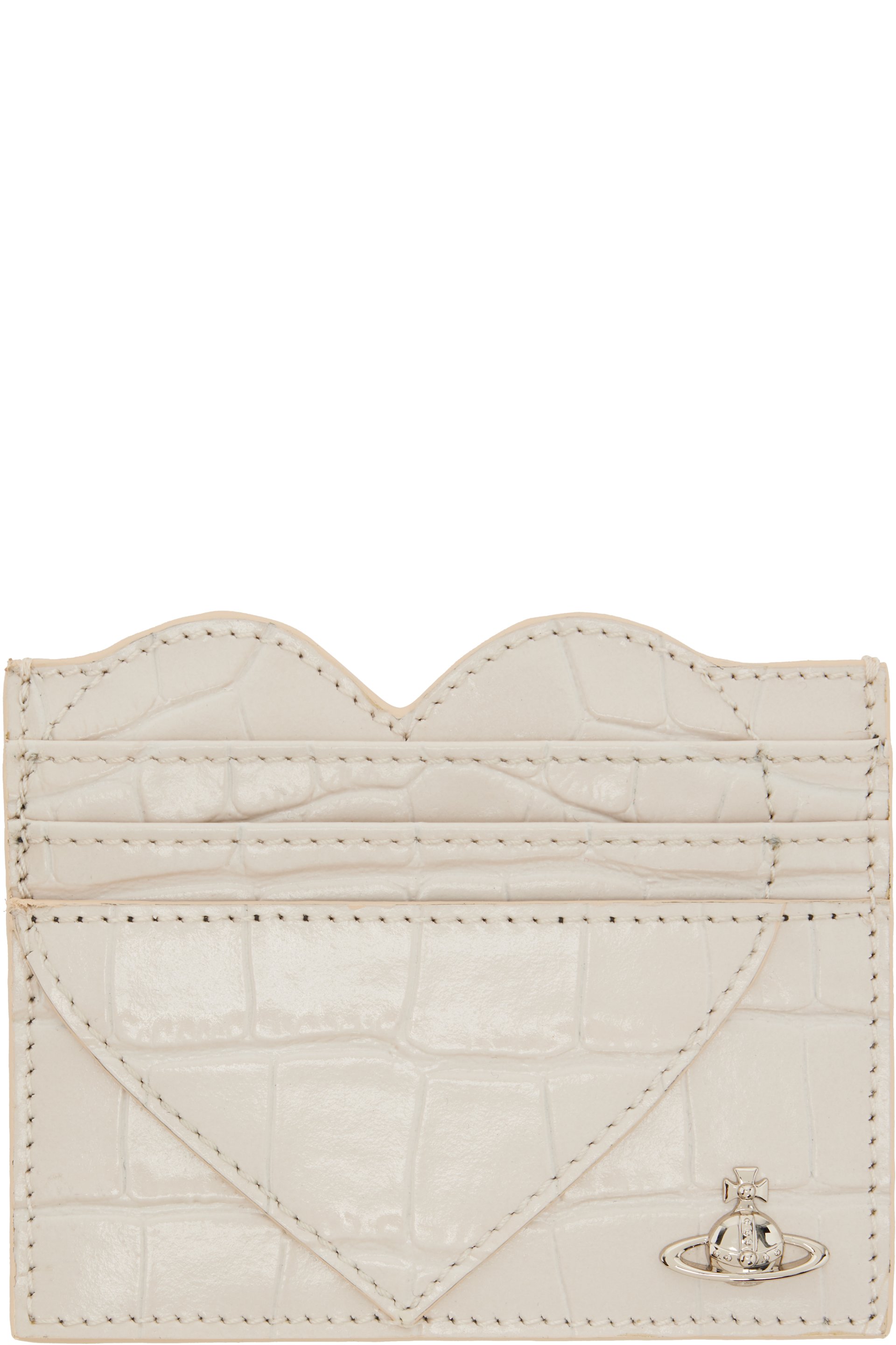 Vivienne Westwood - Off-White Heart Card Holder
