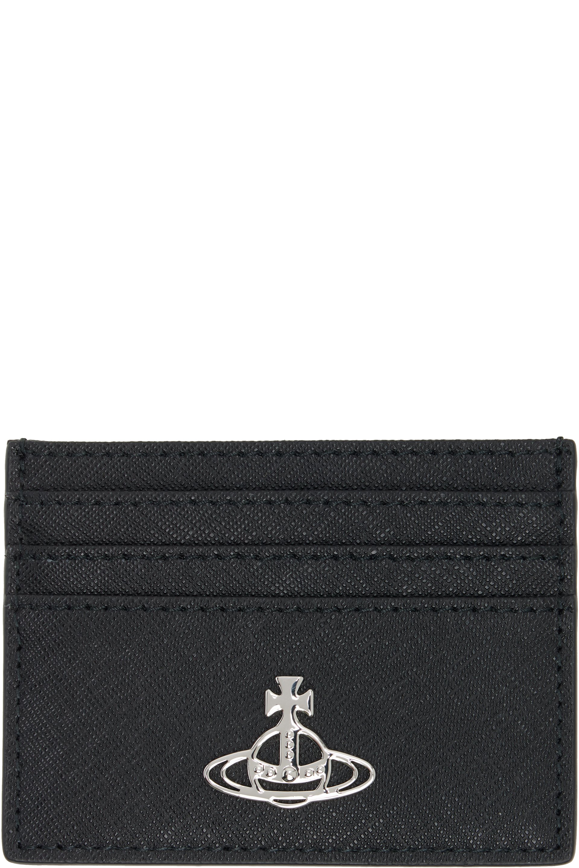 Vivienne Westwood - Black Orb Flat Card Holder