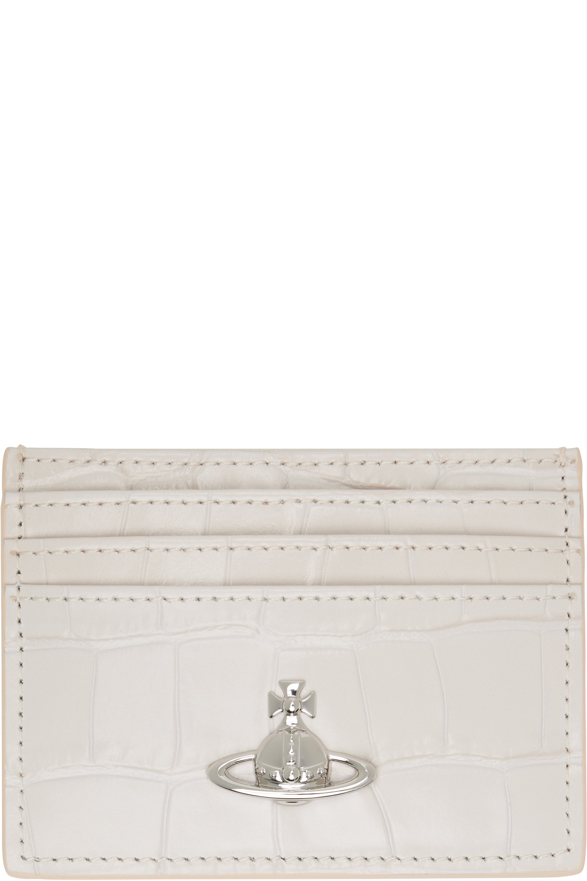 Vivienne Westwood - Off-White Flat Card Holder