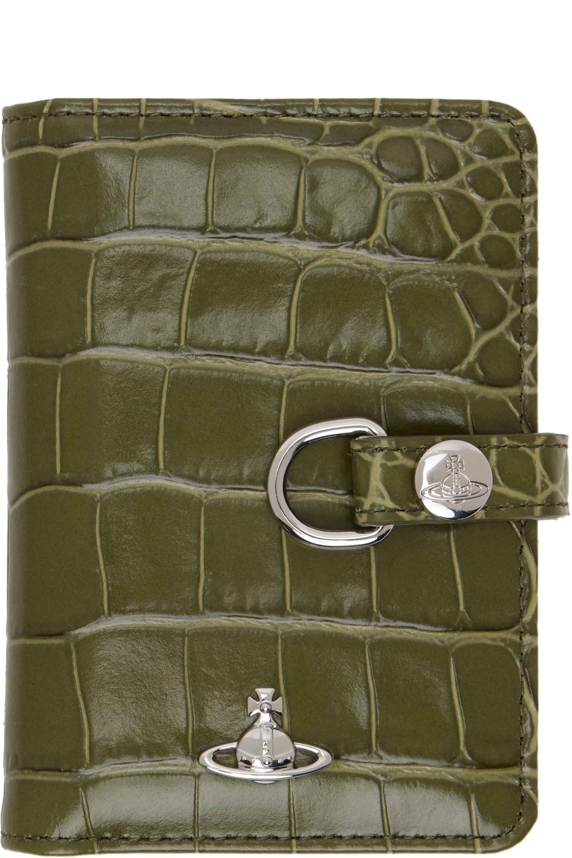 Vivienne Westwood - Khaki Vertical Flap Card Holder