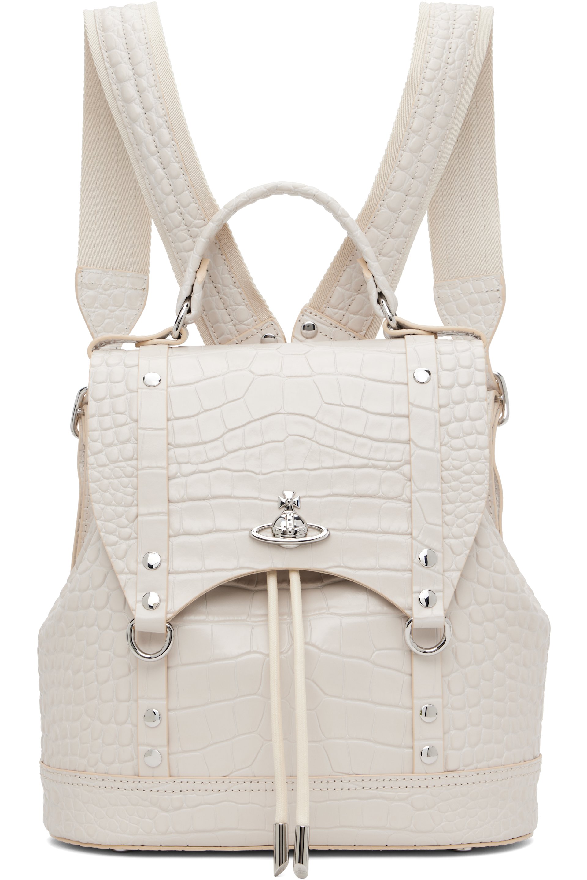 Vivienne Westwood - Petit sac à dos Max blanc cassé