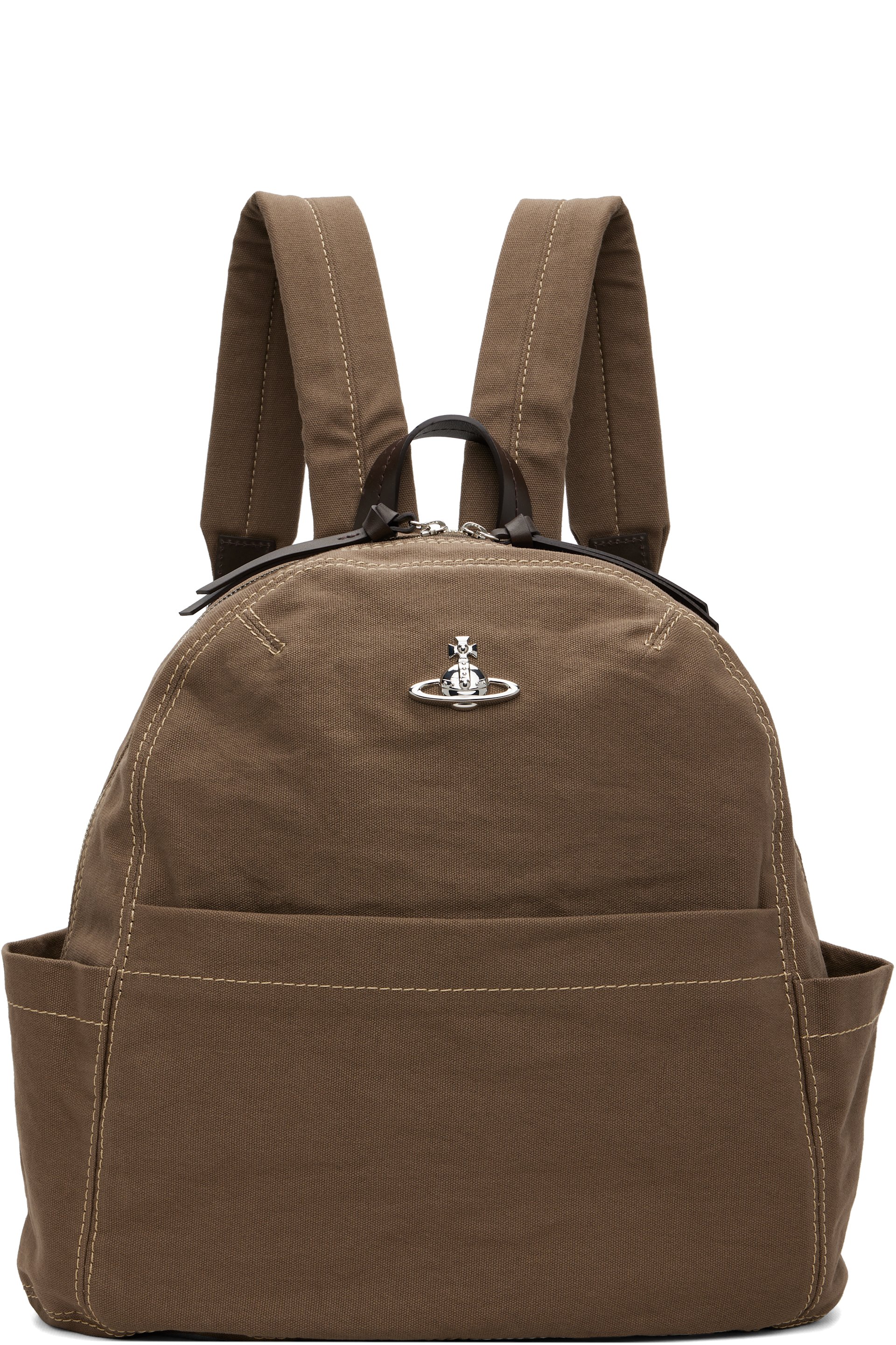 Vivienne Westwood - Khaki George Medium Backpack