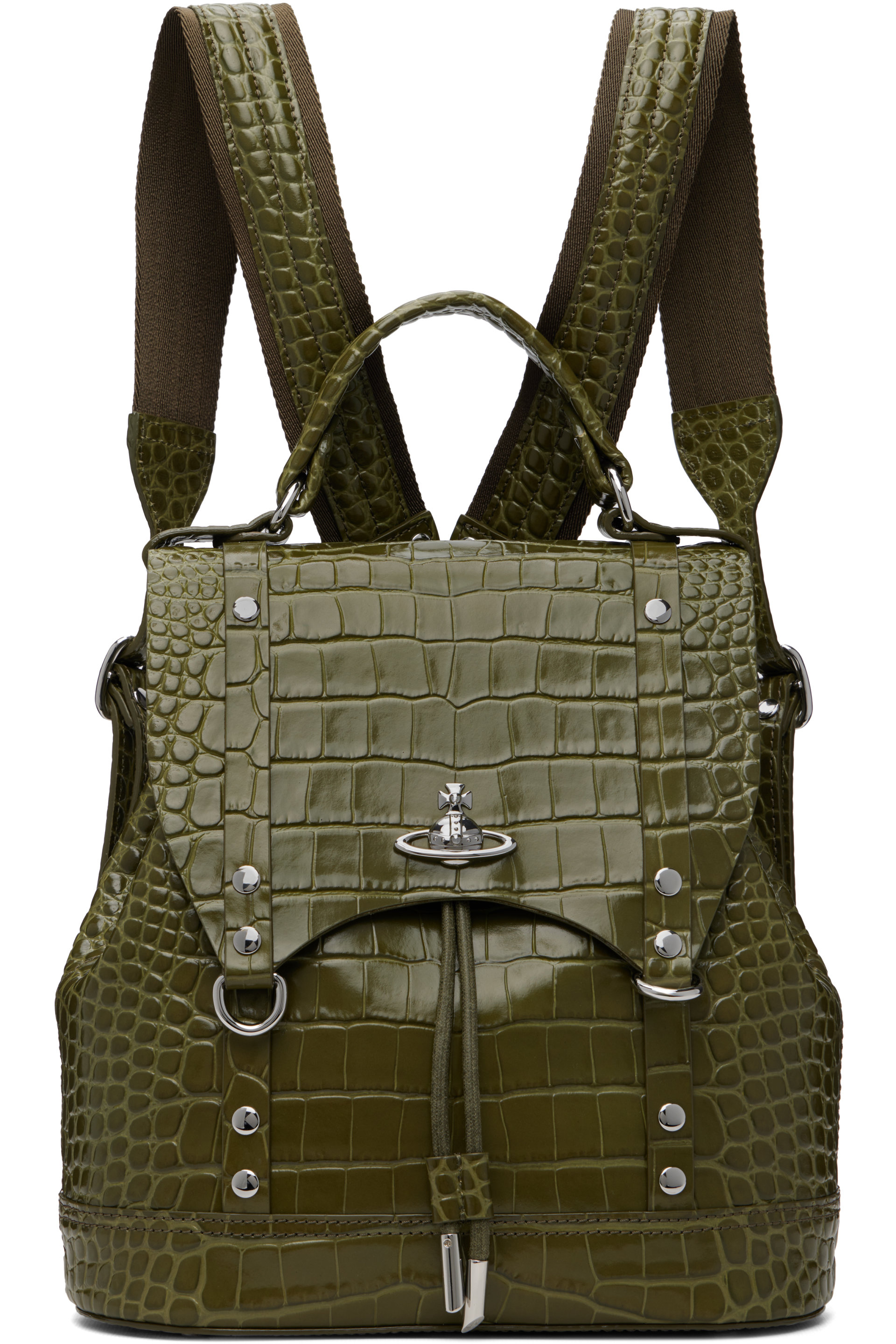 Vivienne Westwood - Khaki Max Small Backpack