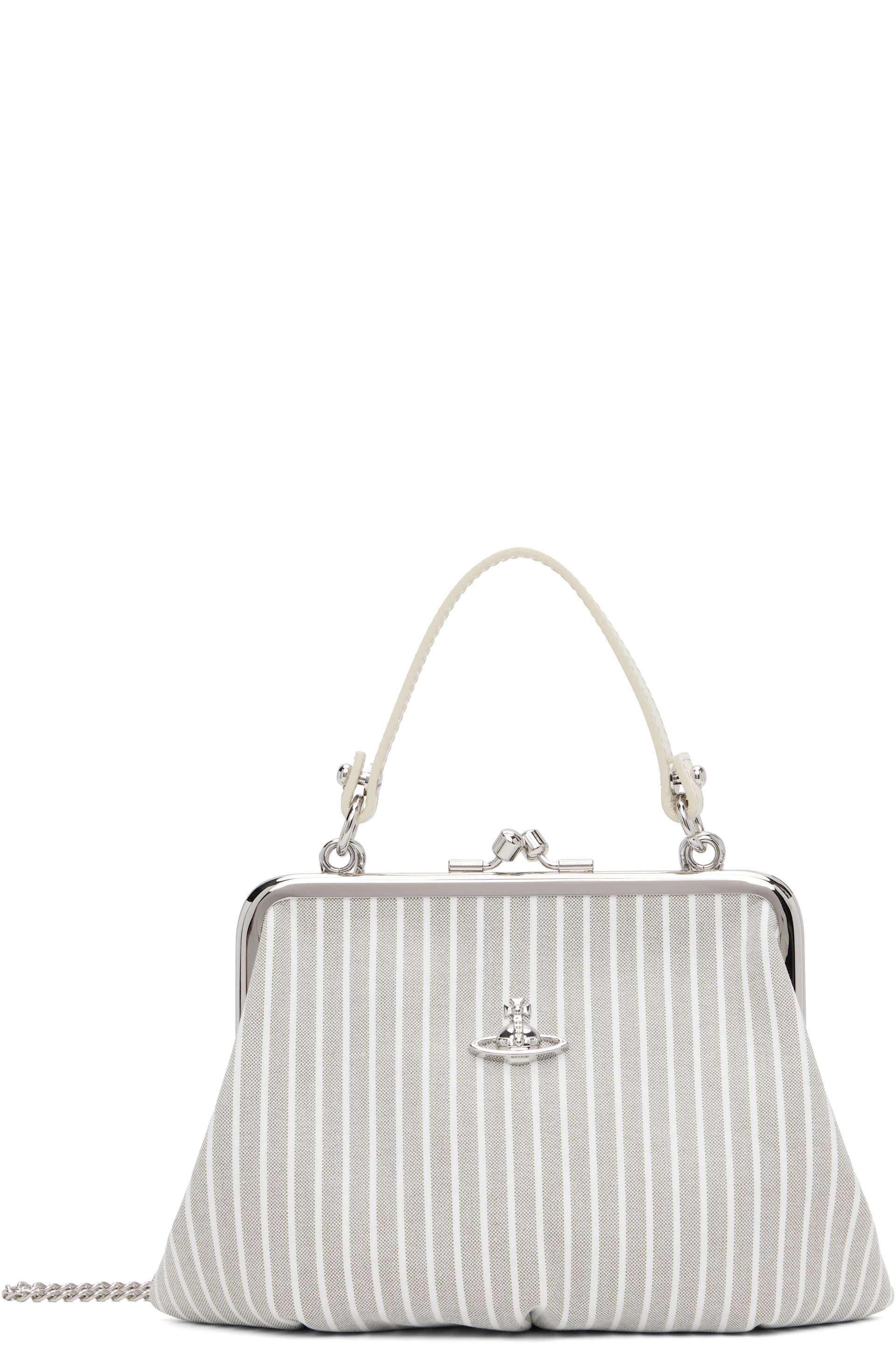 Vivienne Westwood - Sac Granny gris à monture de bourse